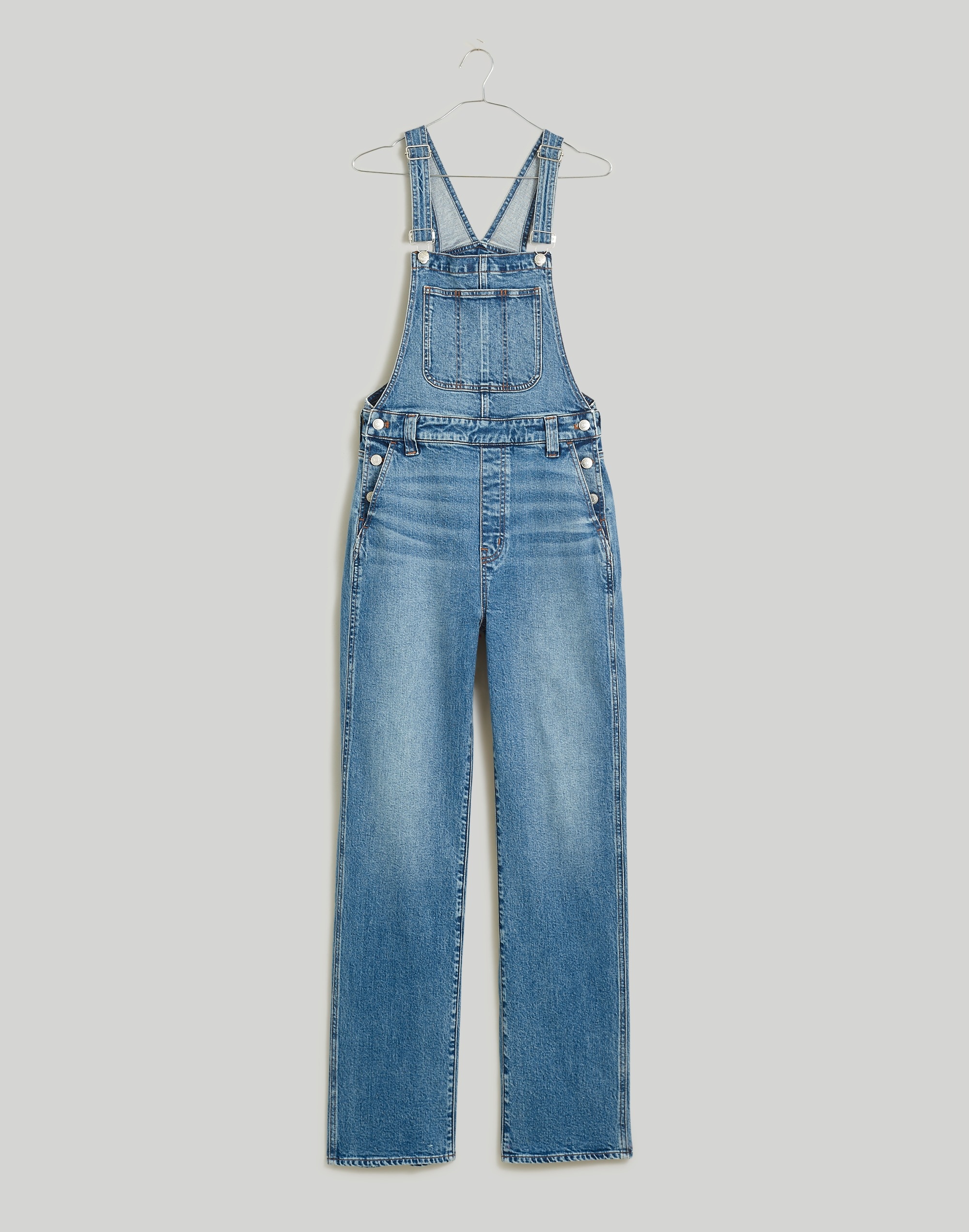 The '90s Straight Overalls Fawnbrook Wash | Madewell