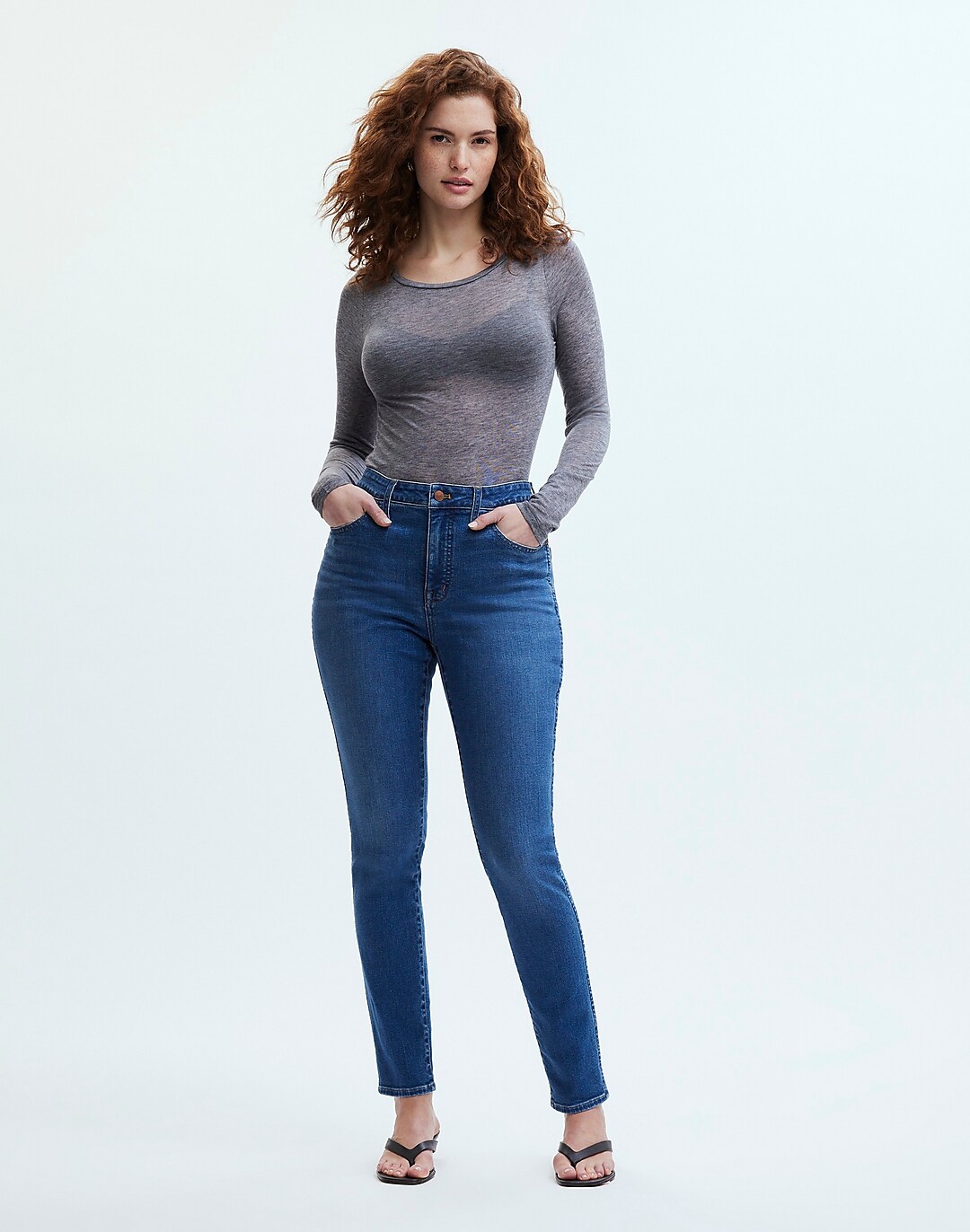 Petite Curvy 10 High-Rise Roadtripper Authentic Skinny Jeans in