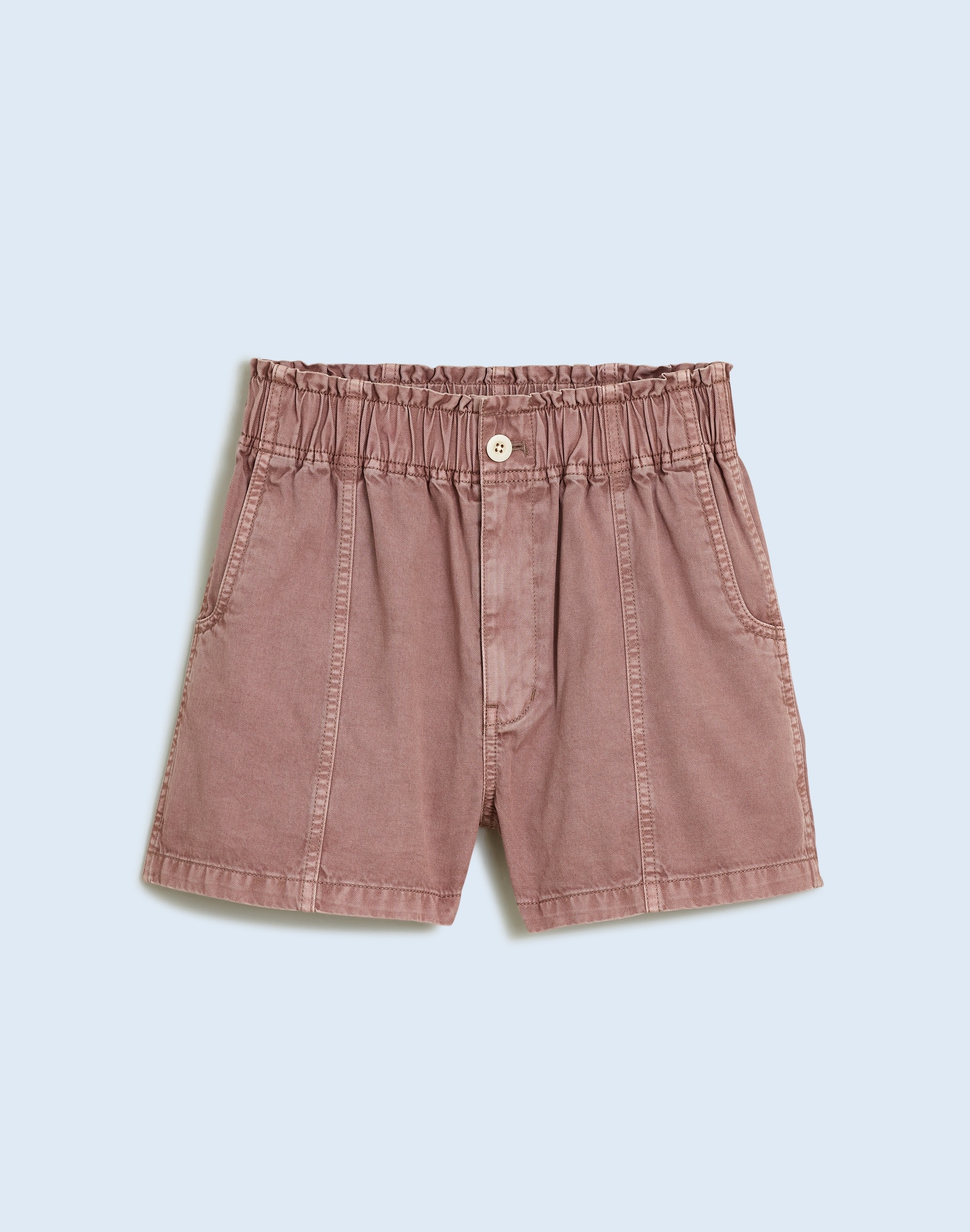 Pull-On Paperbag Shorts: Garment-Dyed Edition