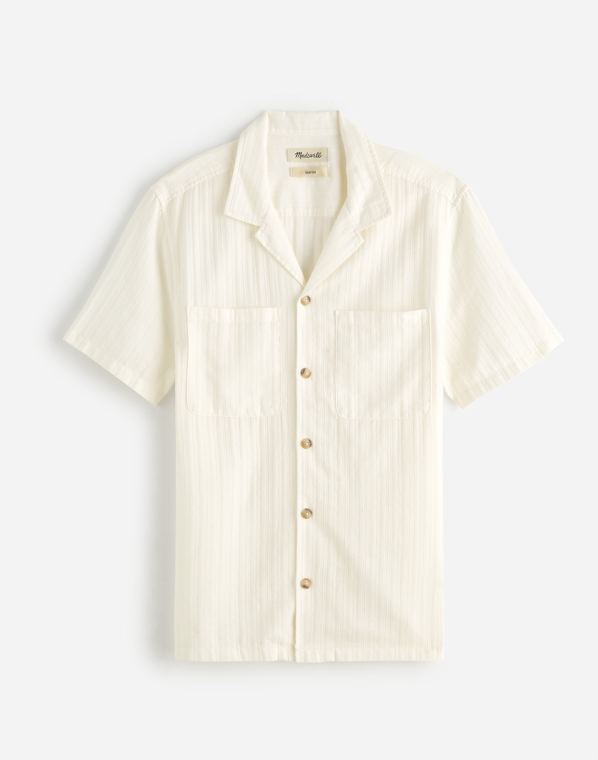 Easy Short-Sleeve Shirt Stripe | Madewell