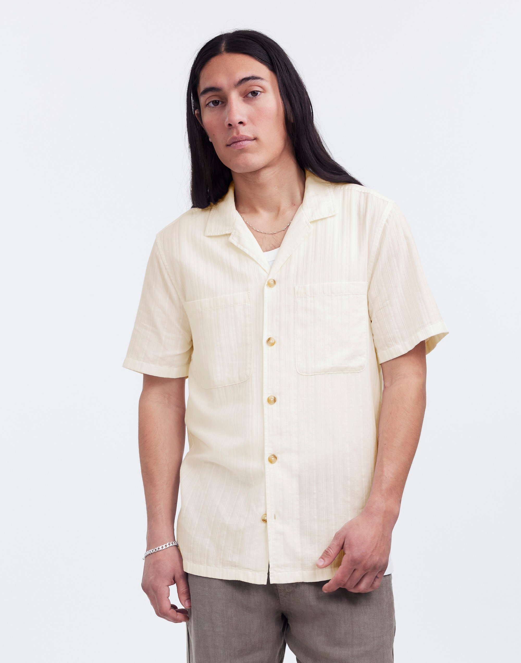 Easy Short-Sleeve Shirt Stripe