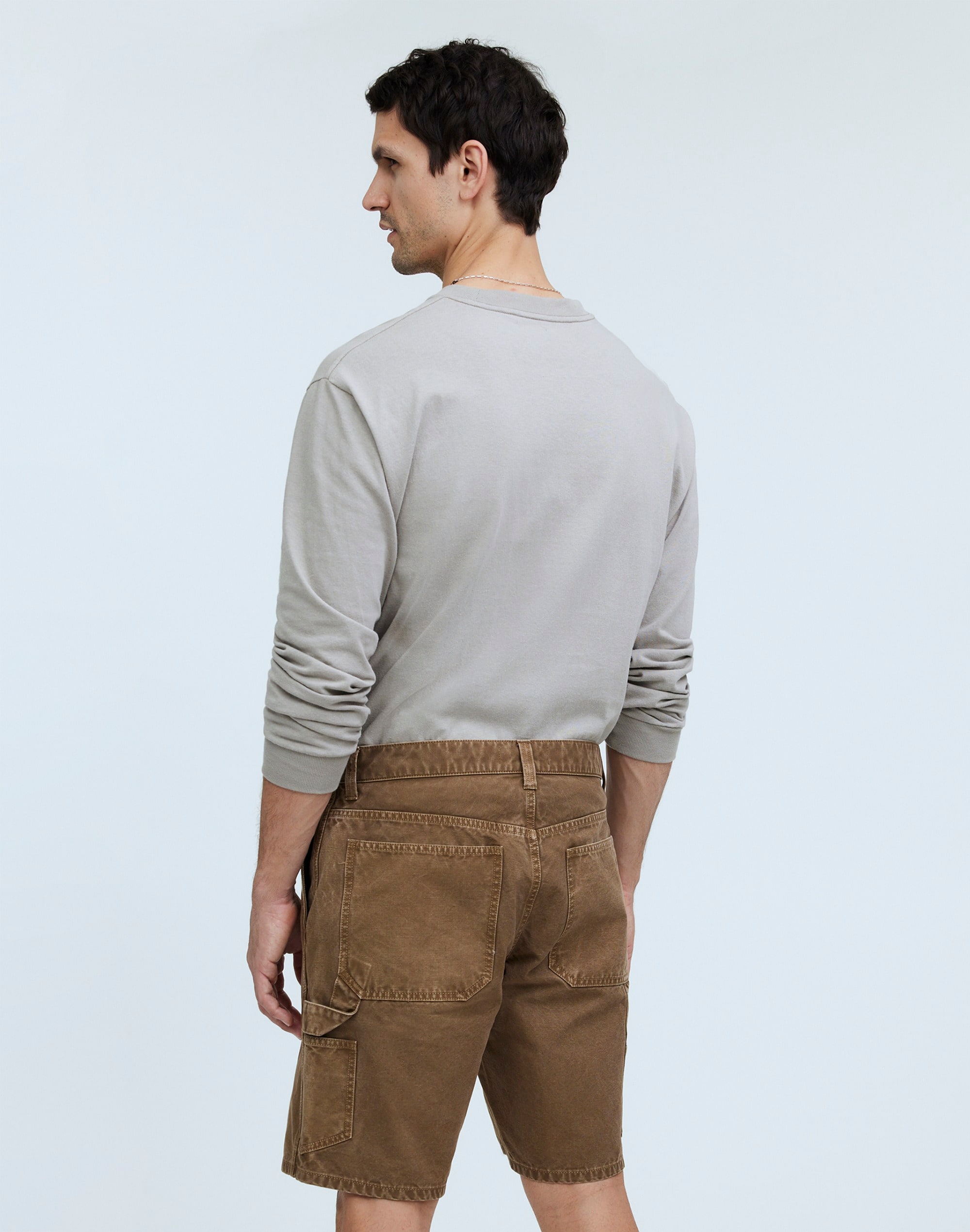 Garment-Dyed Workwear Shorts