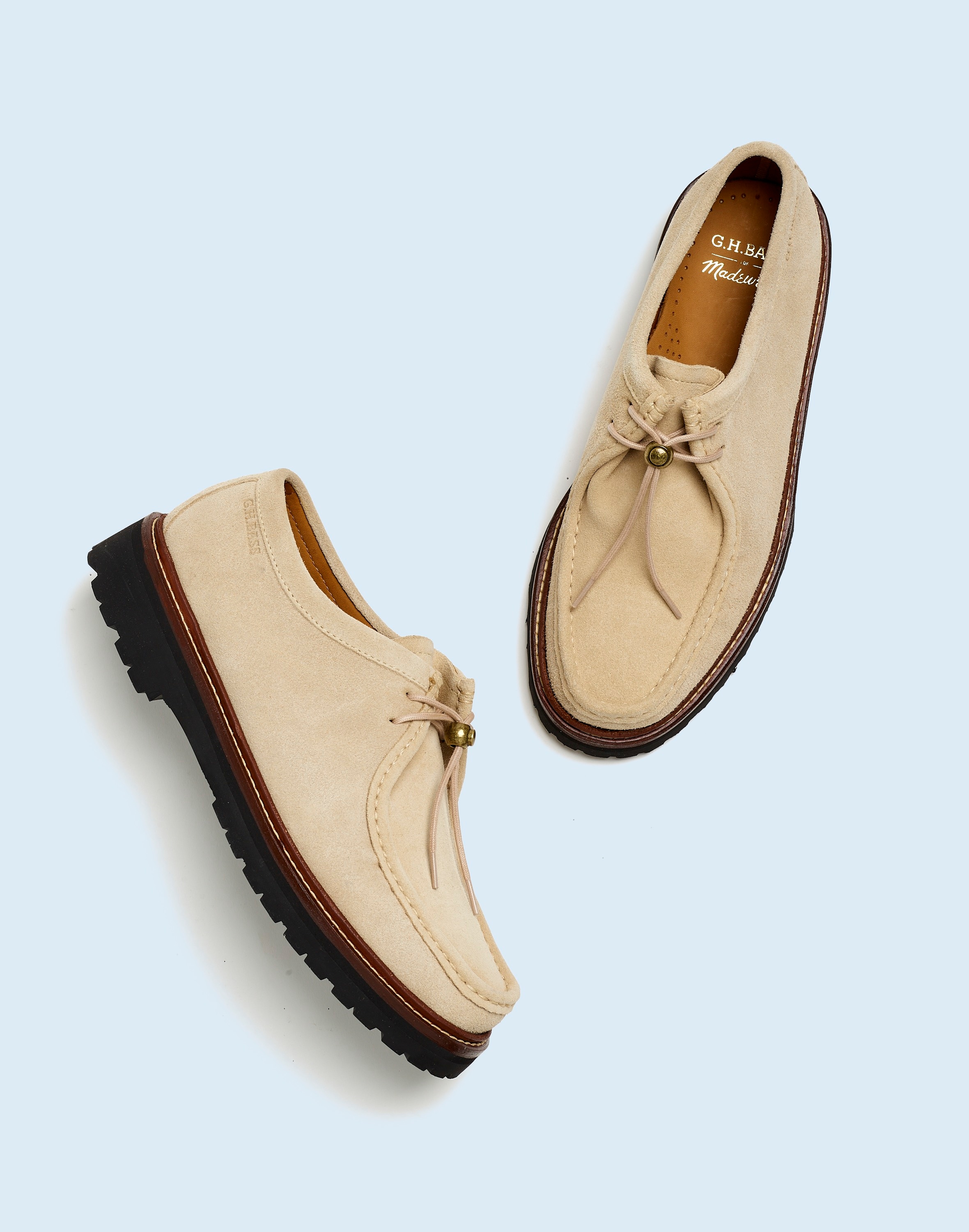 Madewell x G.H.BASS Wallace Suede Moc |