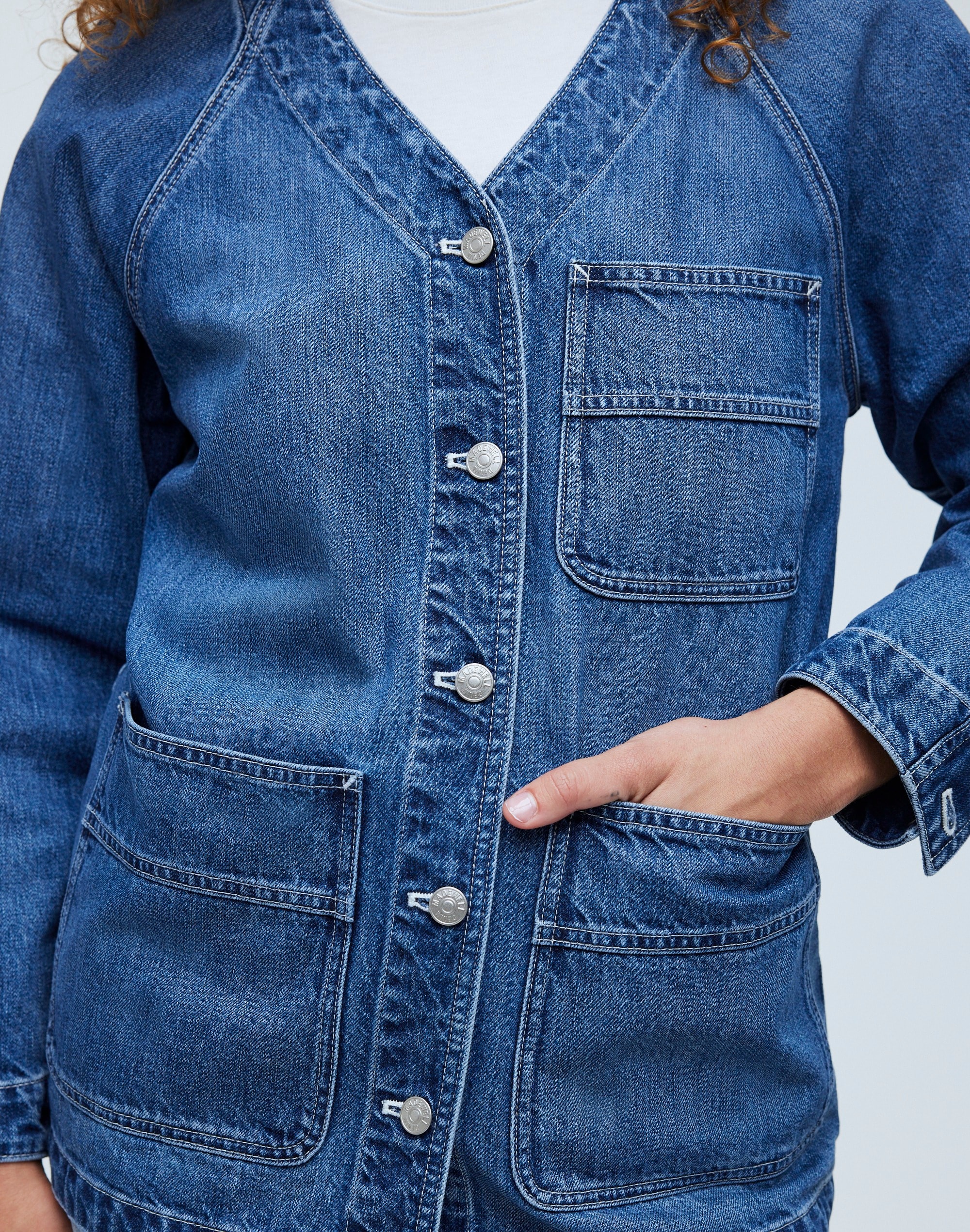 Madewell x Kaihara Denim Chore Jacket Westmoore Wash