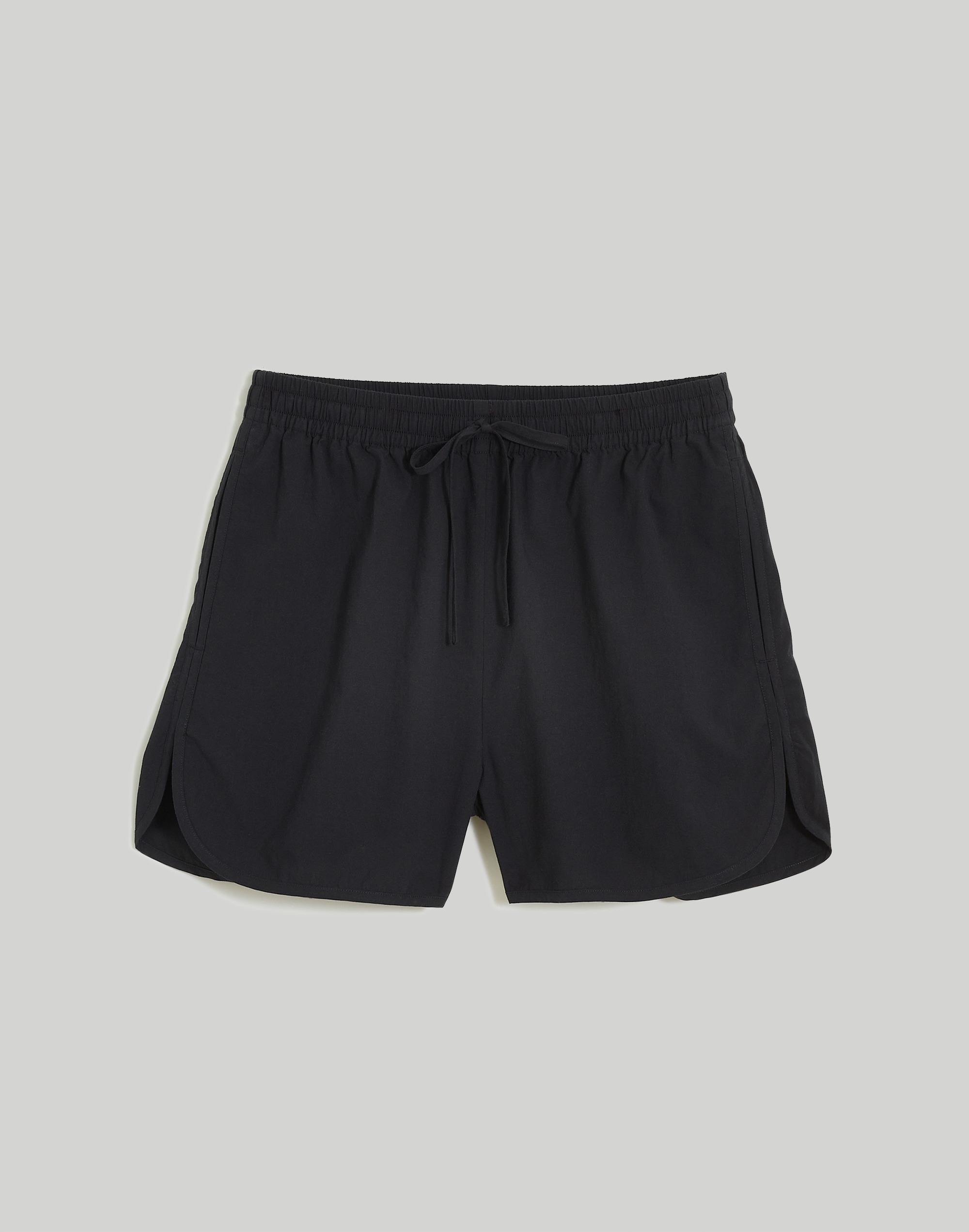 Crinkle Cotton Dolphin-Hem Shorts | Madewell