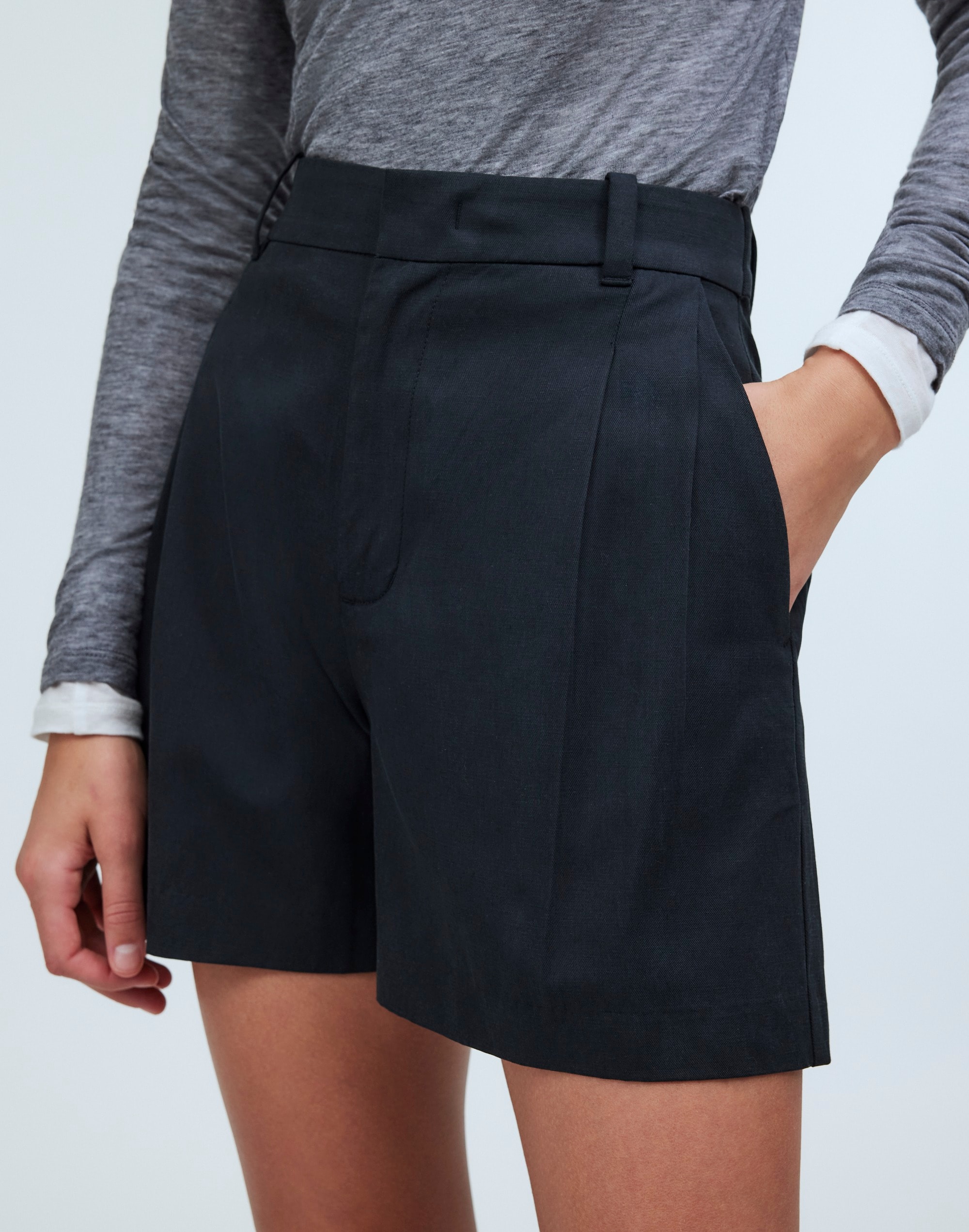 The Harlow Short Drapey Twill | Madewell