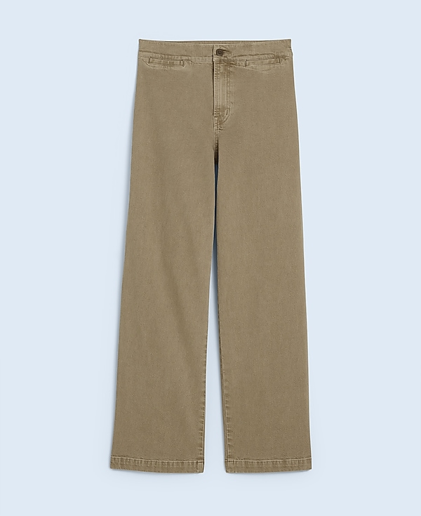 The Emmett Wide-Leg Crop Pant: Welt Pocket Edition
