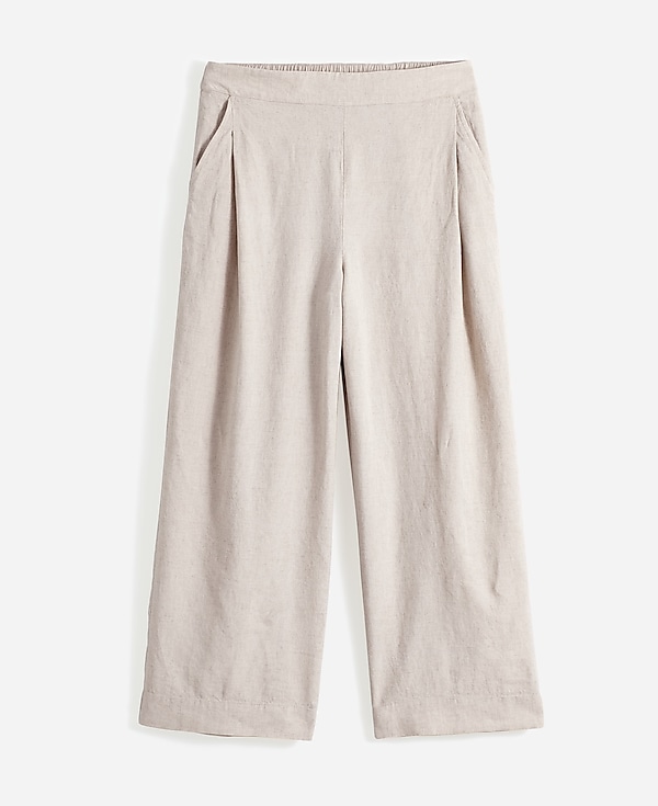 Pull-On Straight Crop Pant