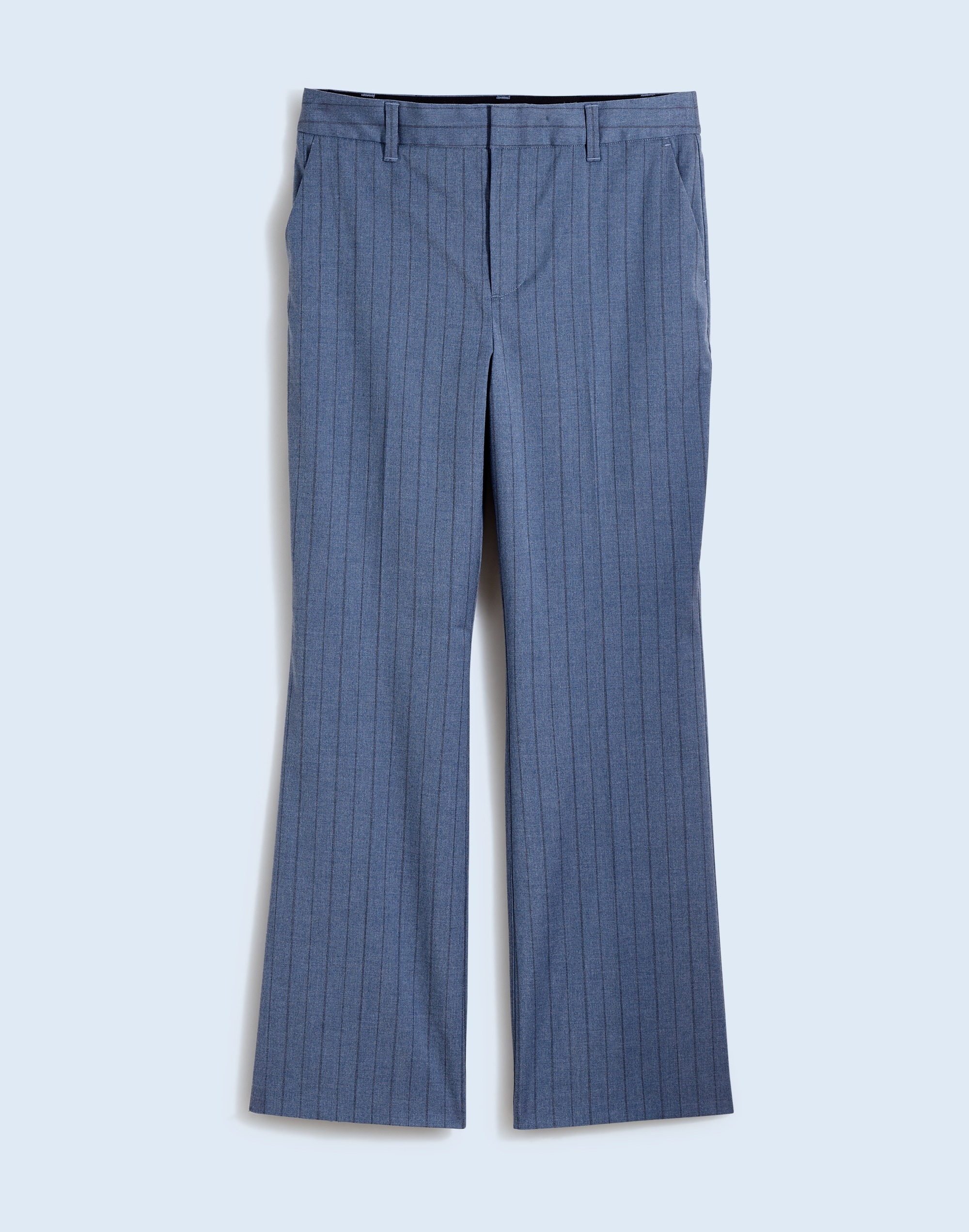 Flare Ankle Pants Pinstripe