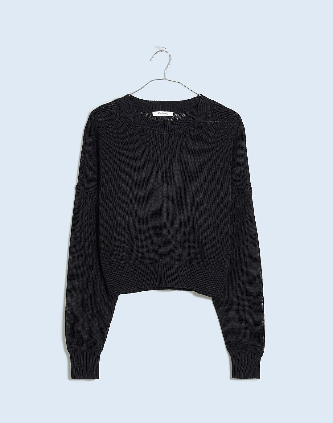 Loose-Knit Crewneck Sweater