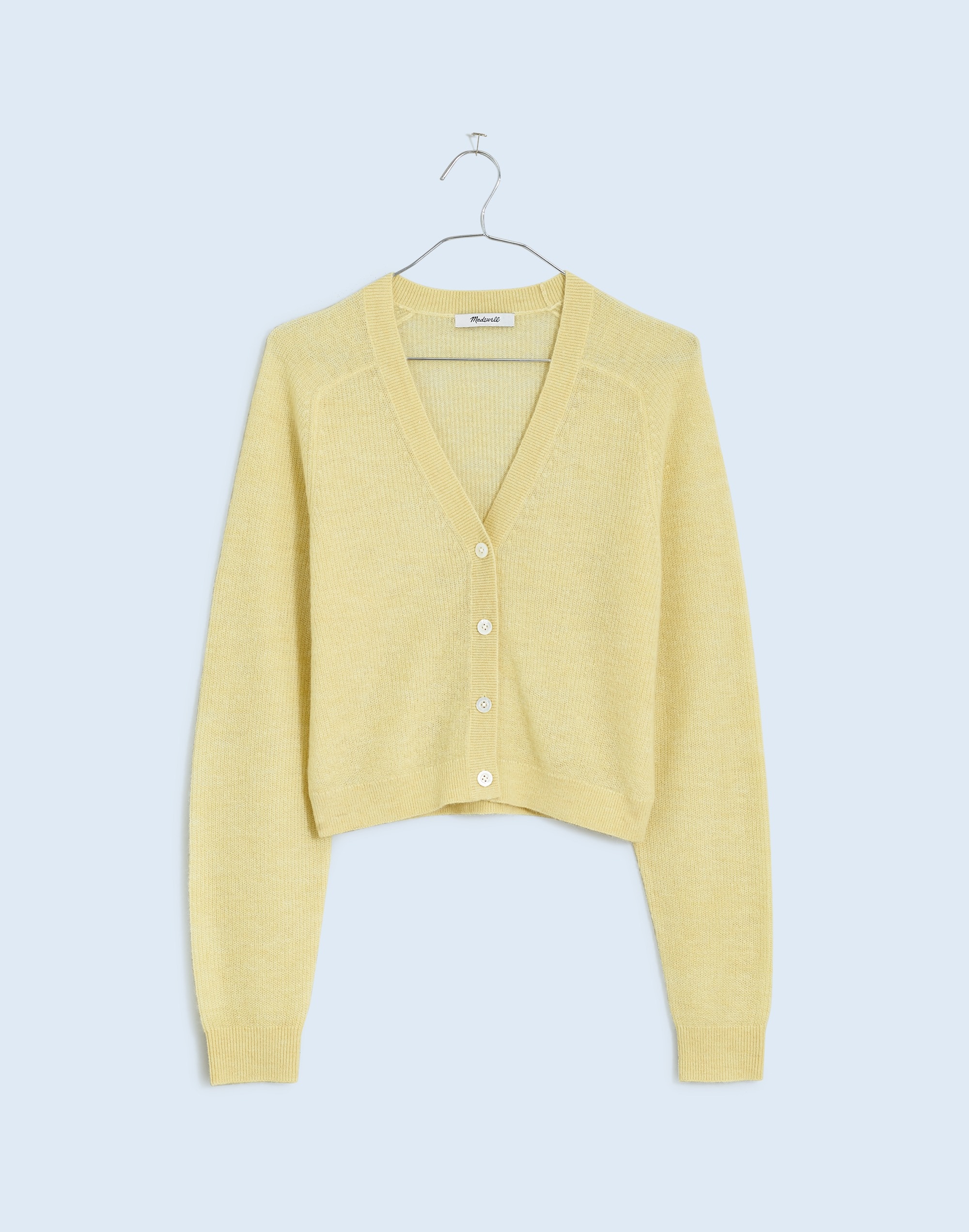 Alpaca-Blend V-Neck Cardigan Sweater | Madewell