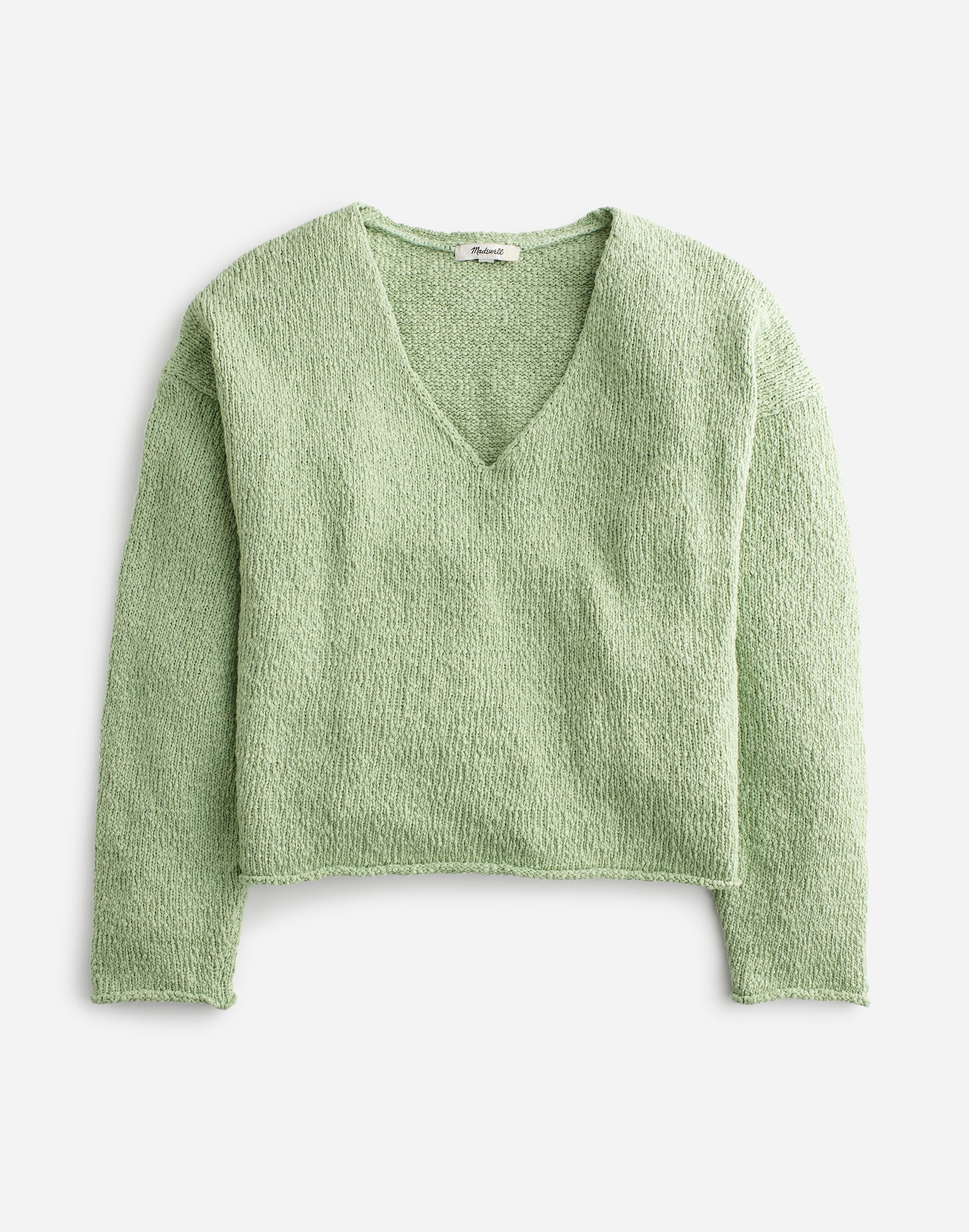 Deep-V Boxy Sweater