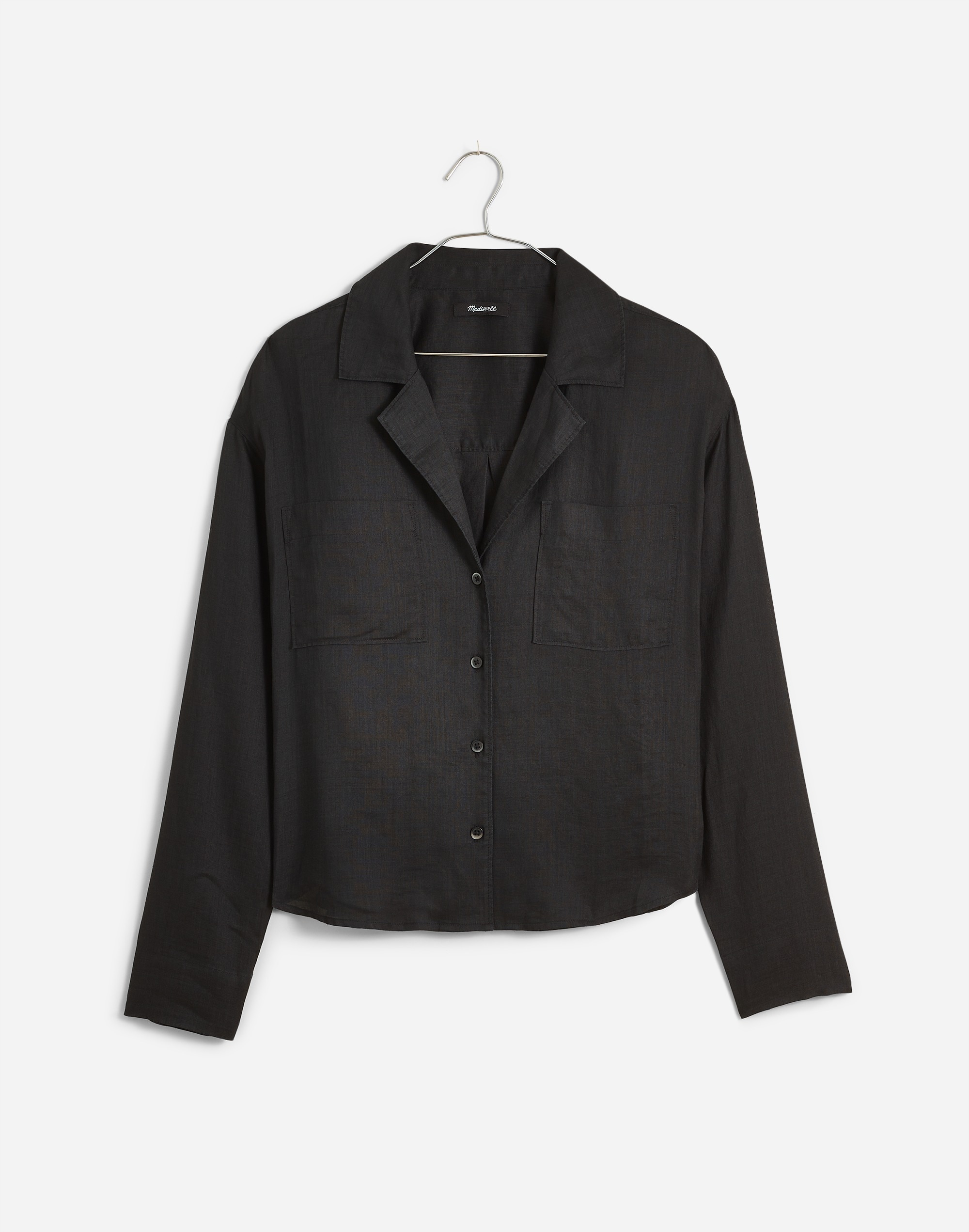 Plus Resort Long-Sleeve Shirt Ramie | Madewell