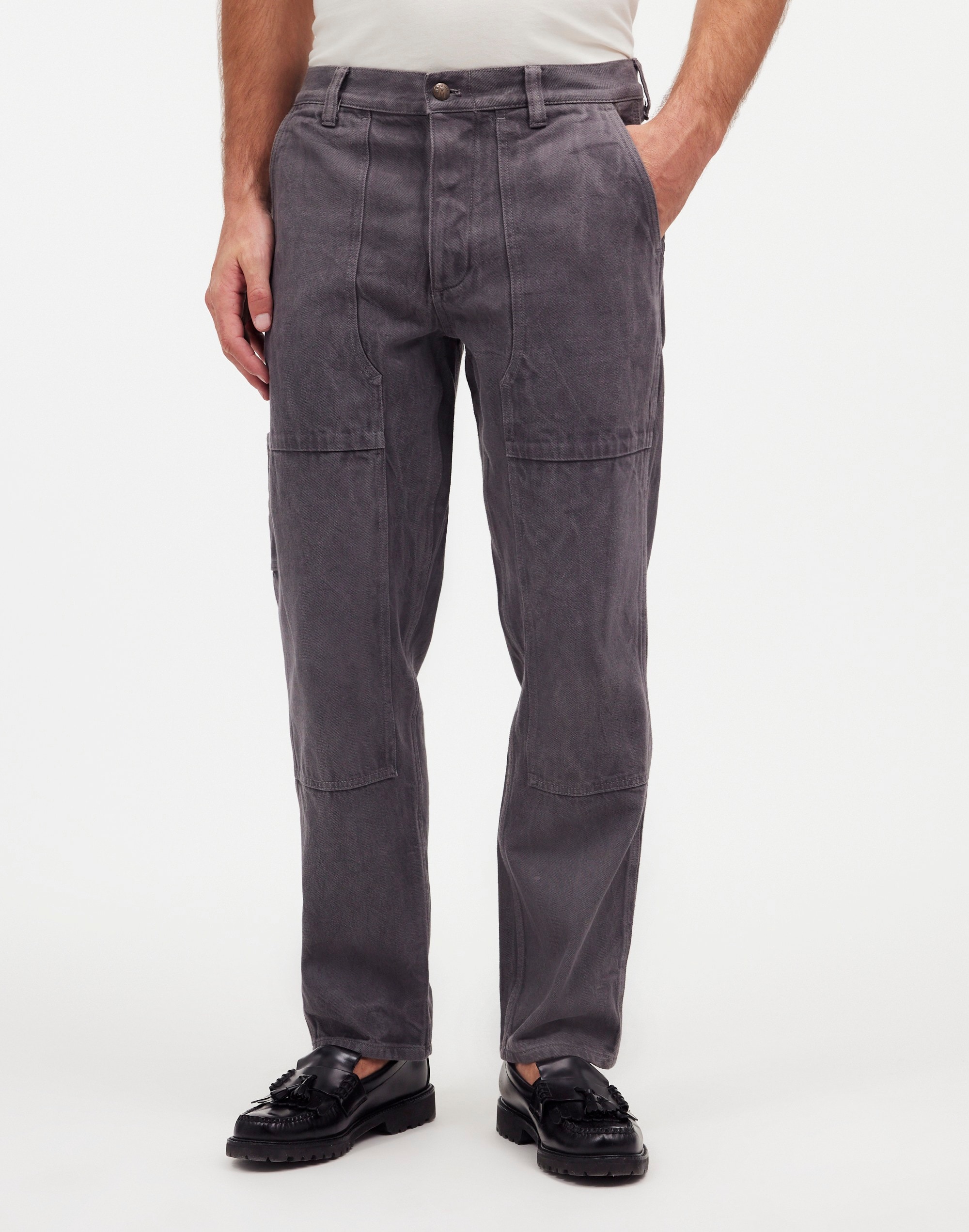 Madewell x MN Dye Studio Relaxed Straight Workwear Pant |