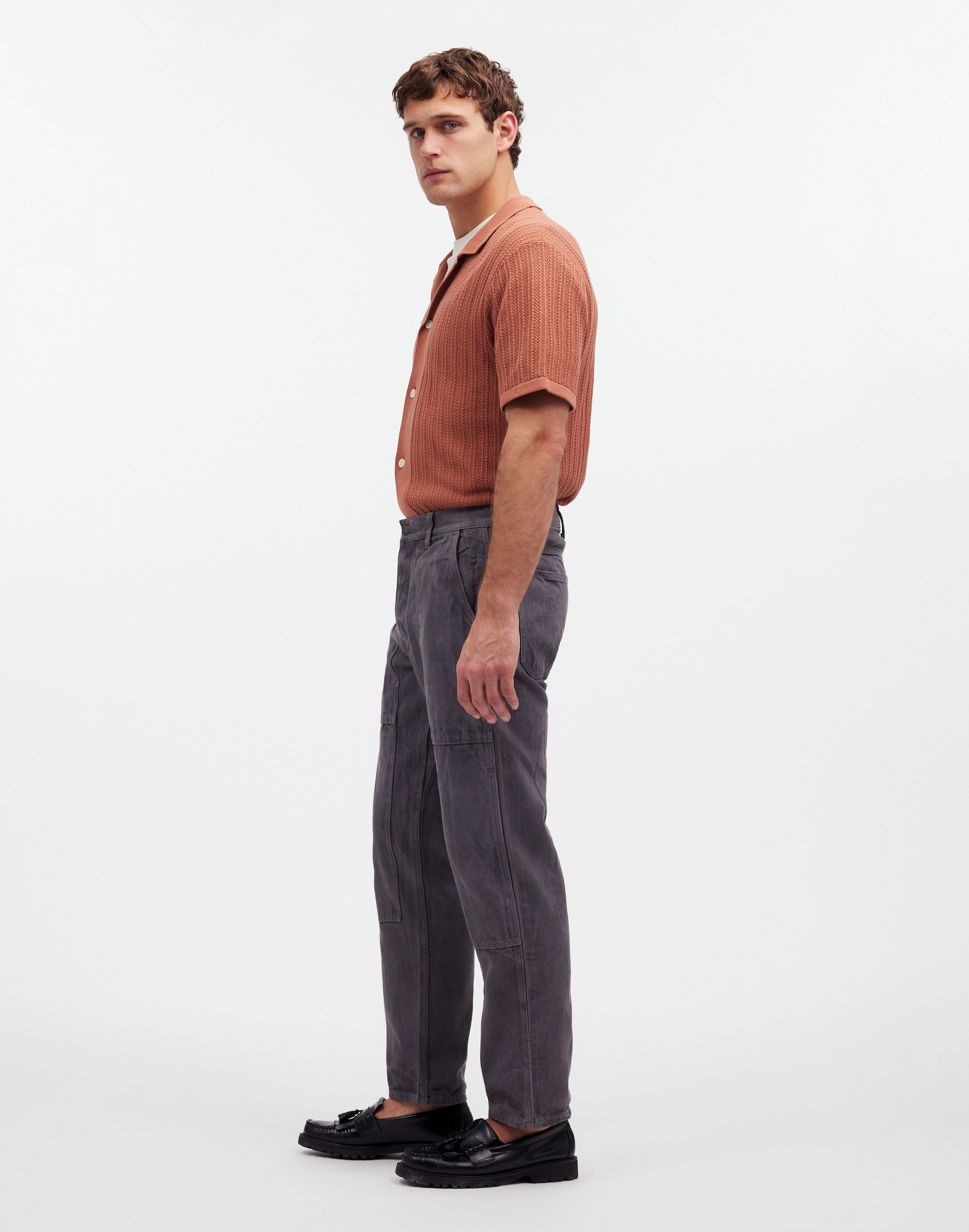 Madewell x MN Dye Studio Relaxed Straight Workwear Pant |