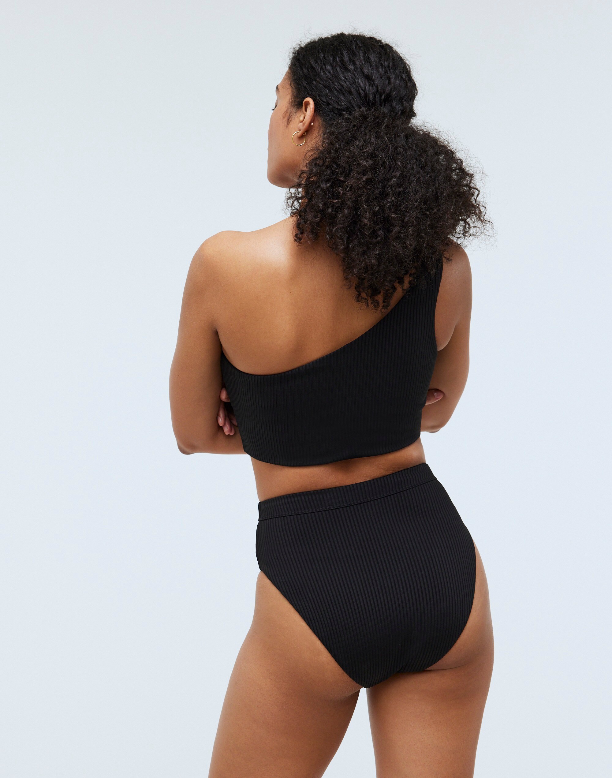 Ribbed High-Rise Bikini Bottom | Madewell