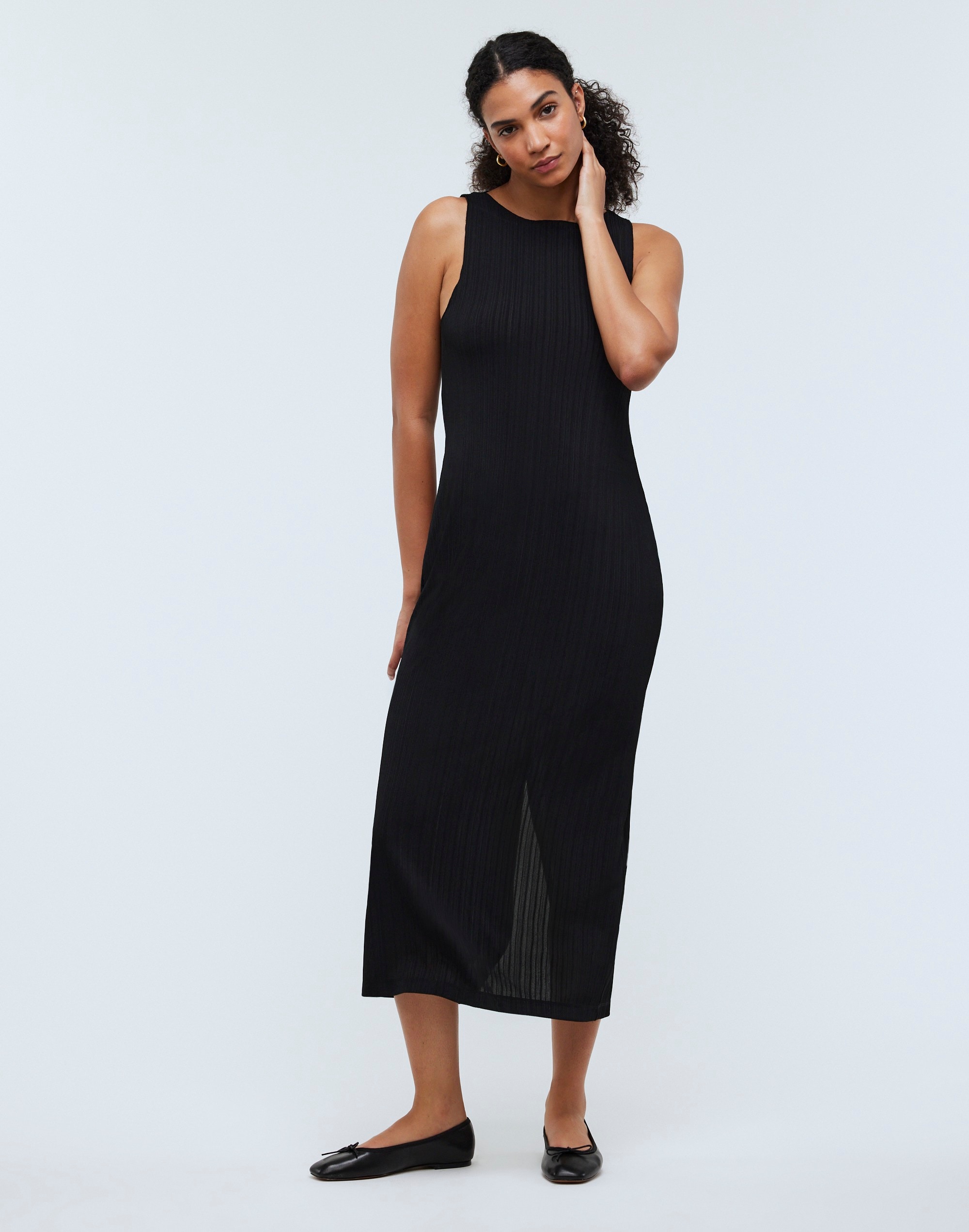 Rib-Knit Sleeveless Maxi Dress | Madewell