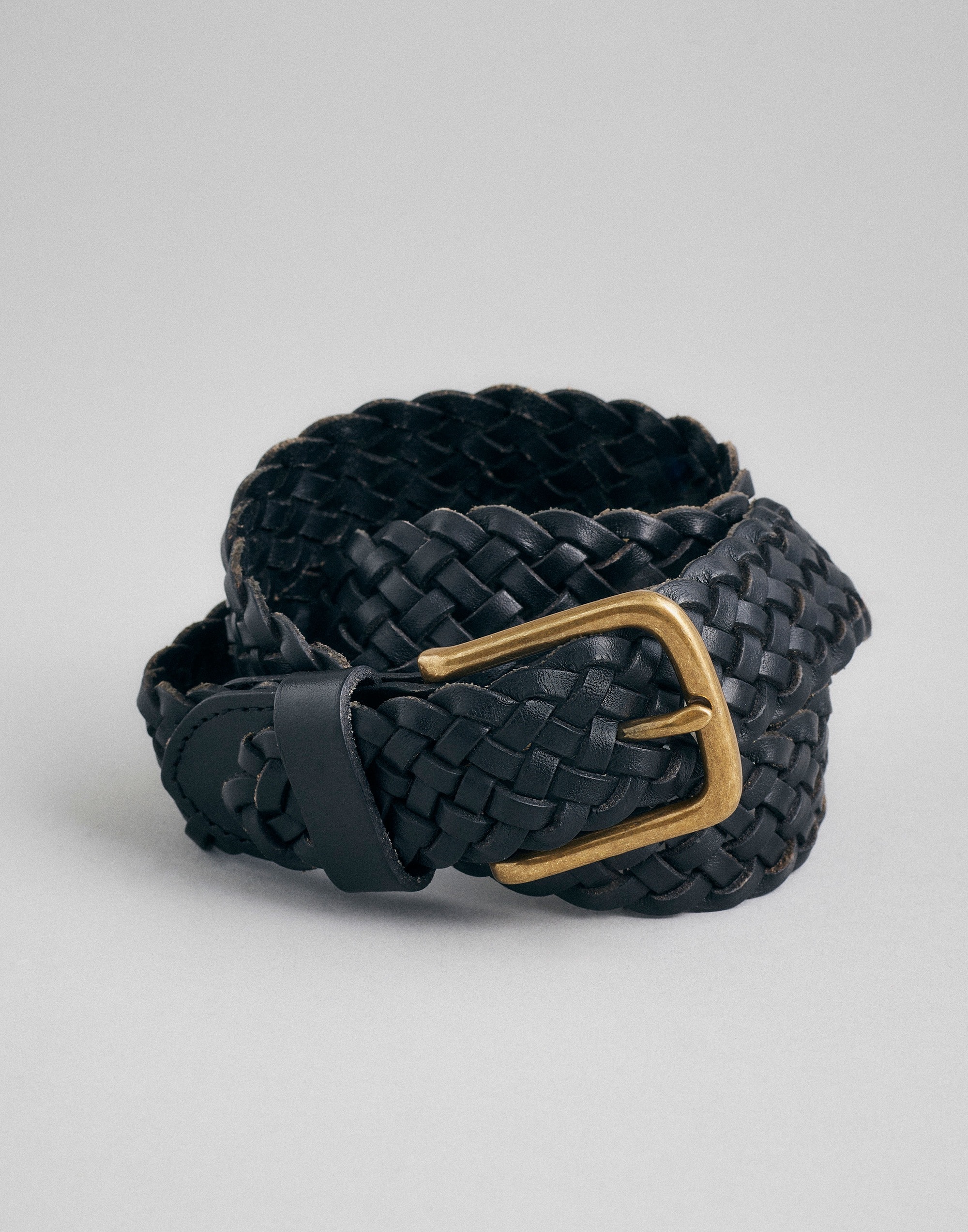 Woven Leather Belt