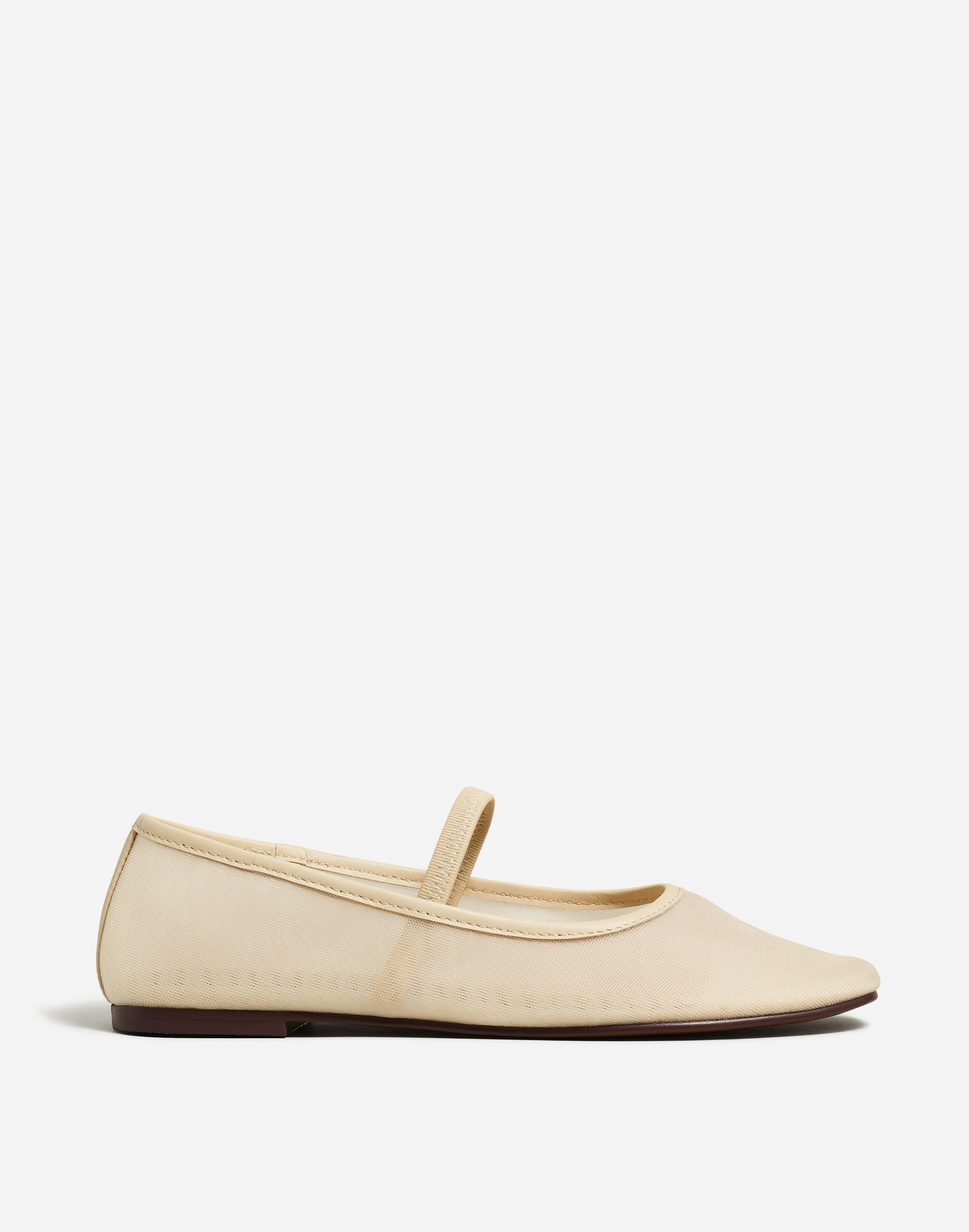 The Greta Round-Toe Ballet Flat in Mesh | Madewell