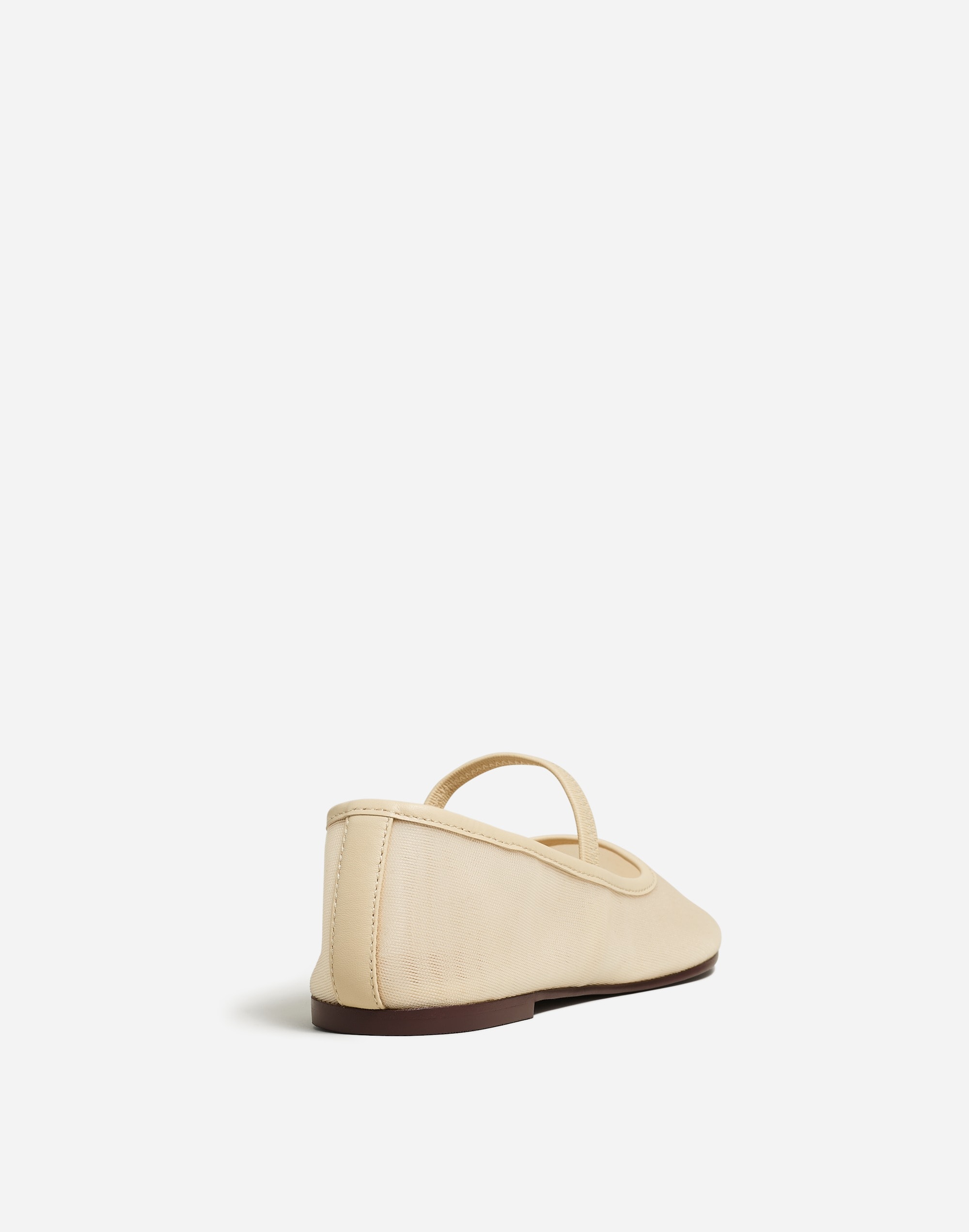 The Greta Round-Toe Ballet Flat Mesh