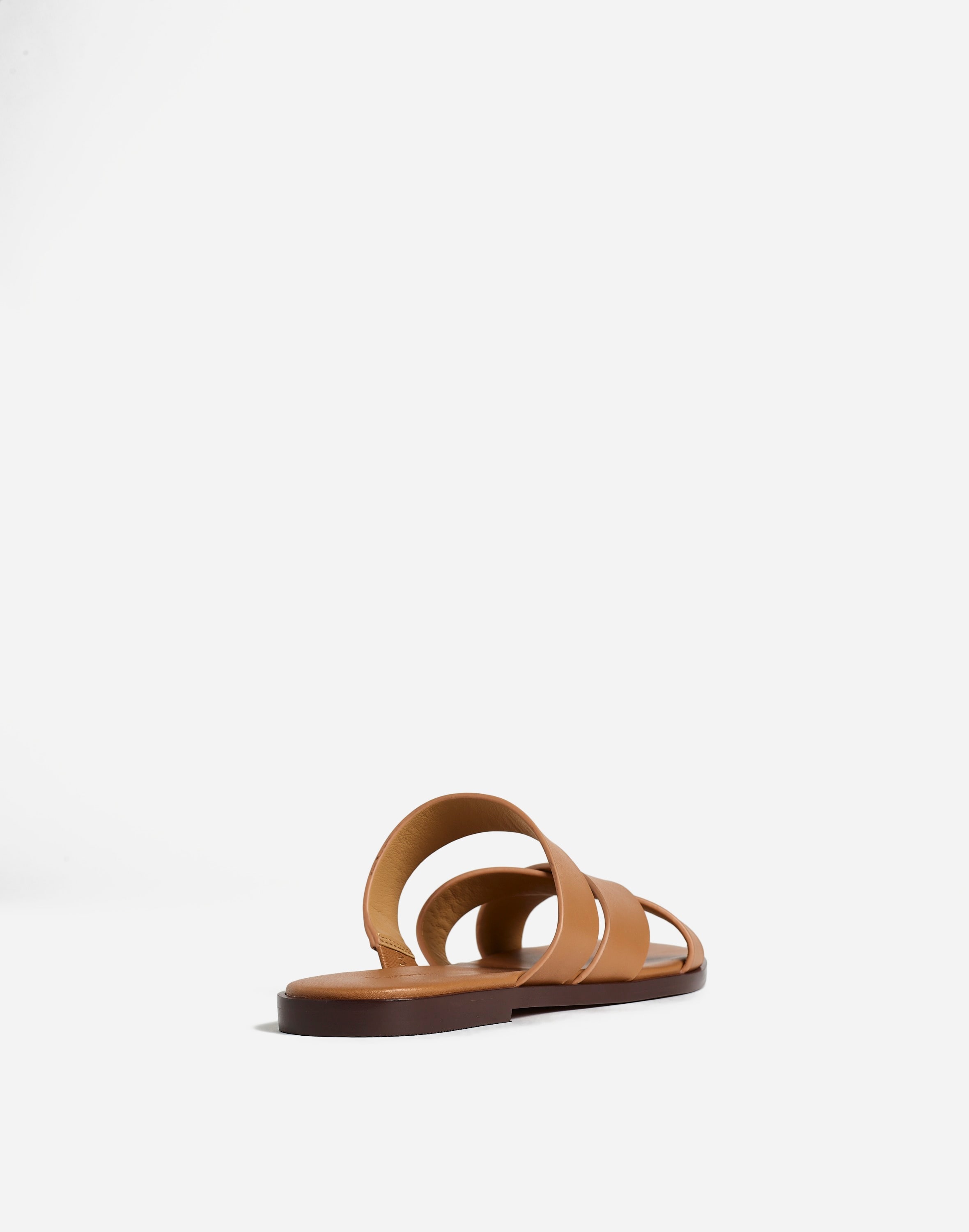 The Mena Slide Sandal Leather