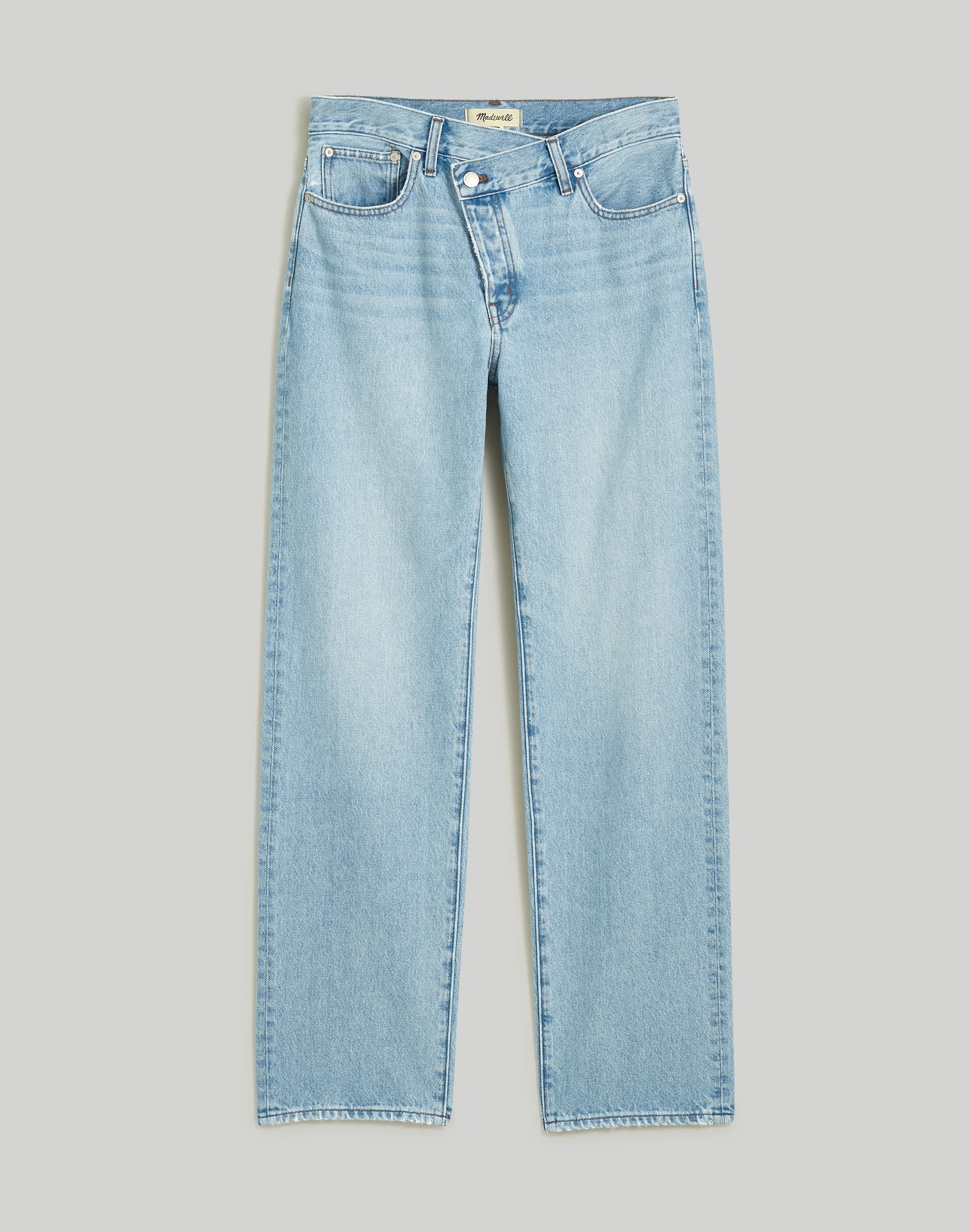 Plus Low-Slung Straight Jeans Sevilla Wash: Cross-Tab Edition
