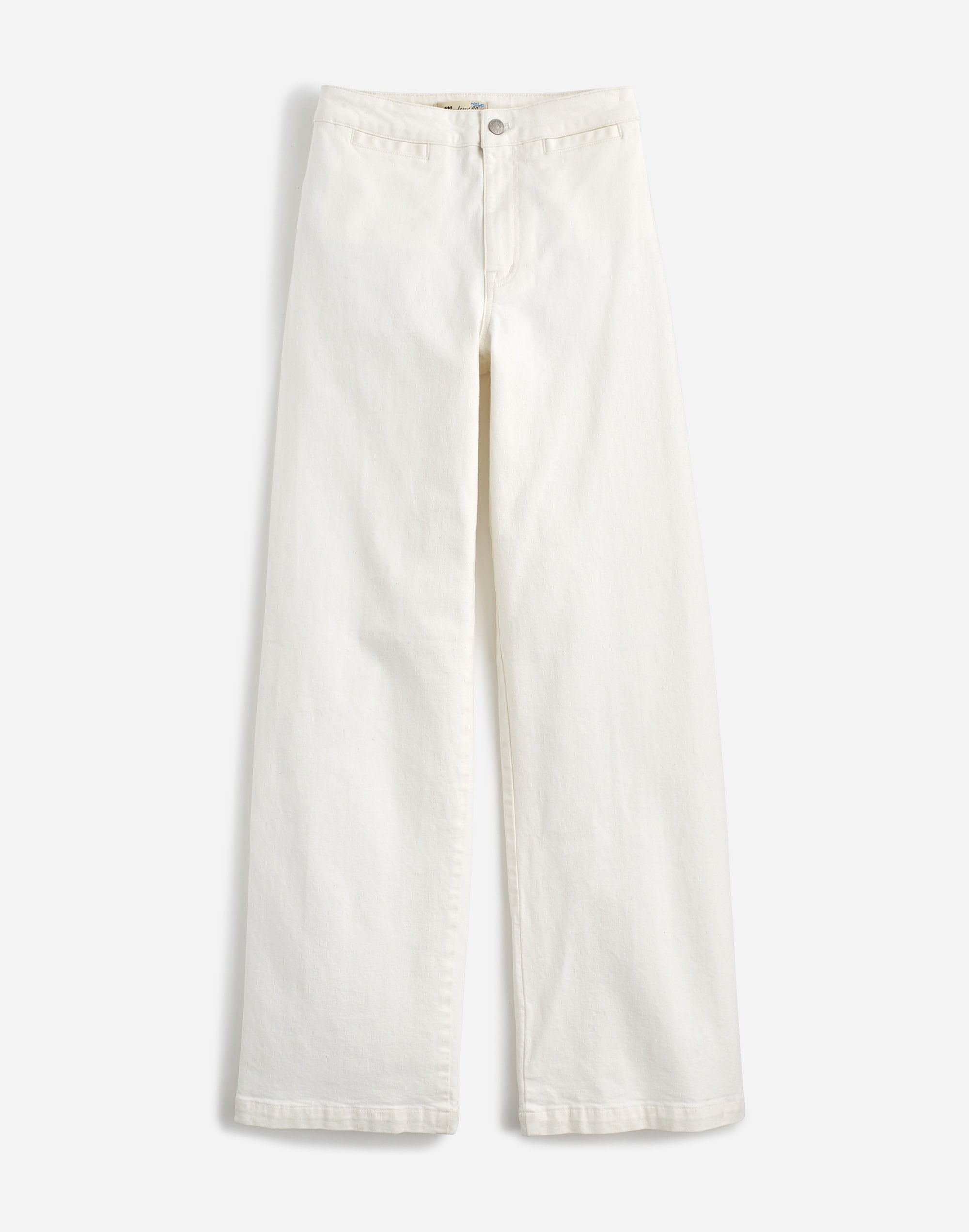 The Plus Curvy Perfect Vintage Wide-Leg Crop Jean Tile White | Madewell