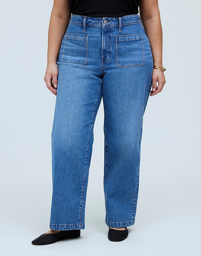 Woman Fashion Jeans Leggings Pocket Plus Size Denim Pants High
