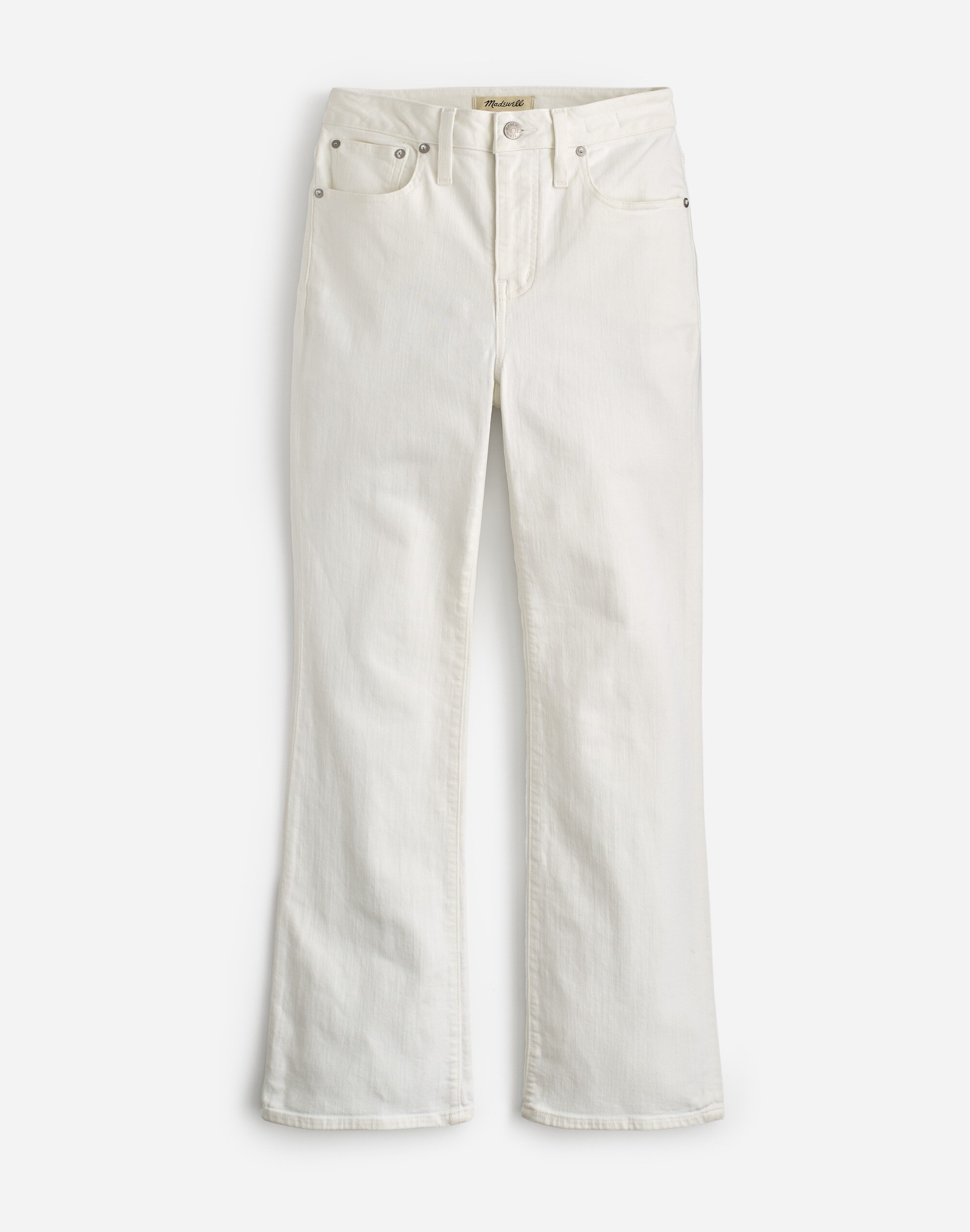 Plus Curvy Kick Out Crop Jeans Pure White