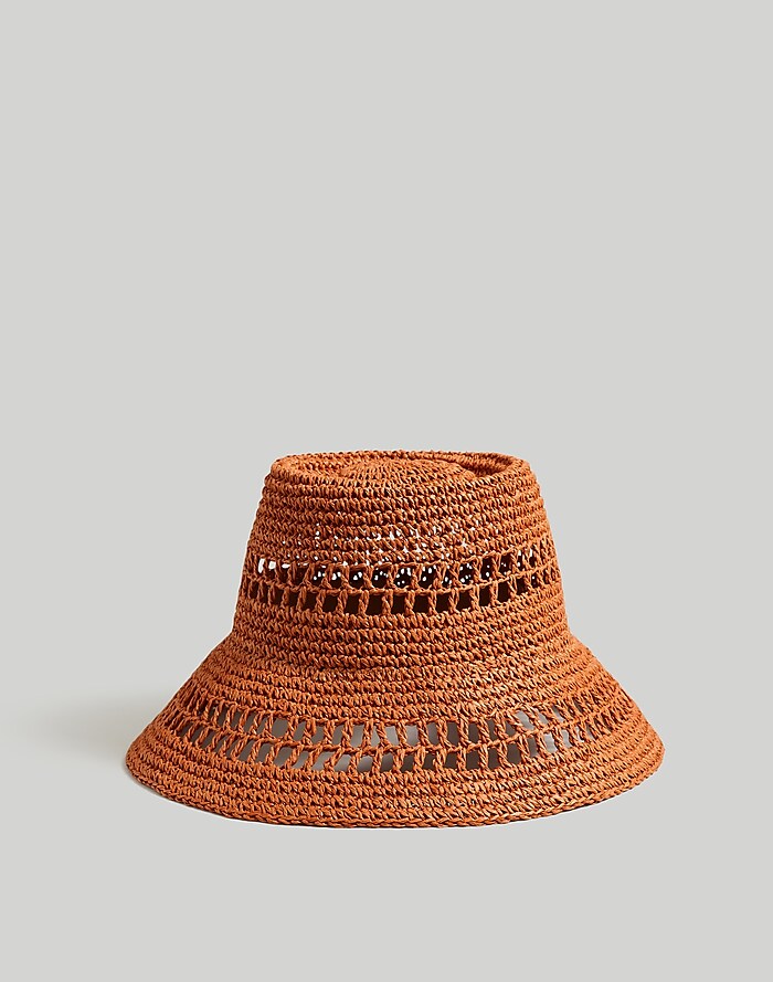 Madewell Women's Sunhats EARTHEN - Earthen Clay Straw Sun Hat