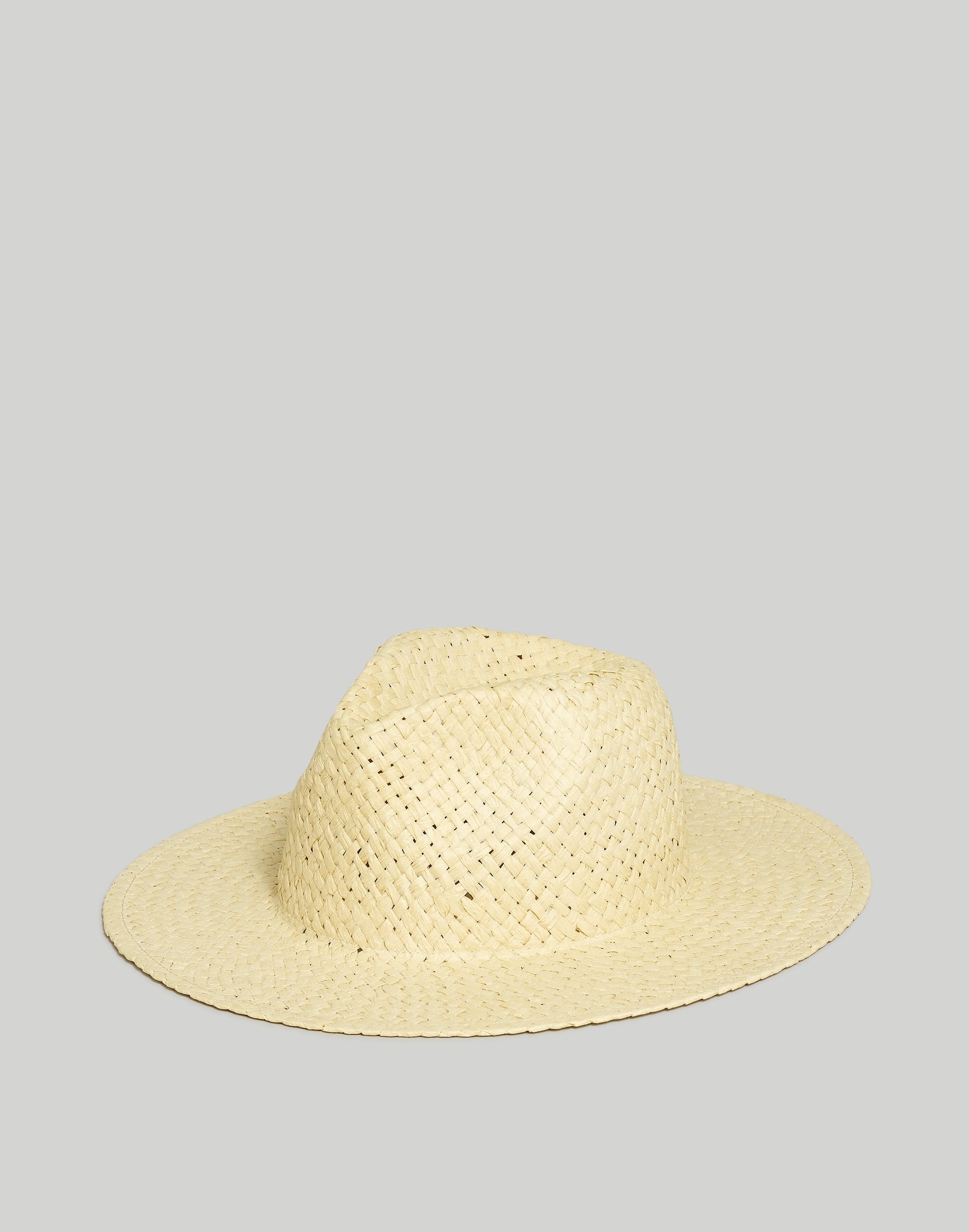 Mw Woven Straw Hat In Dried Straw