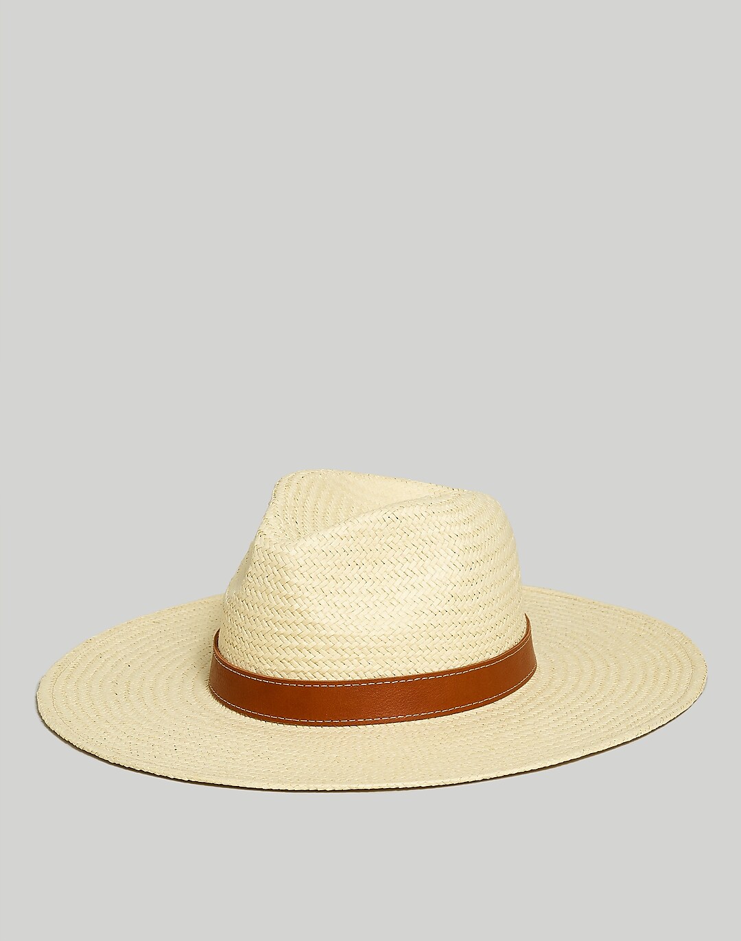 Straw Down Brim Hat - A New Day™ Natural S/M