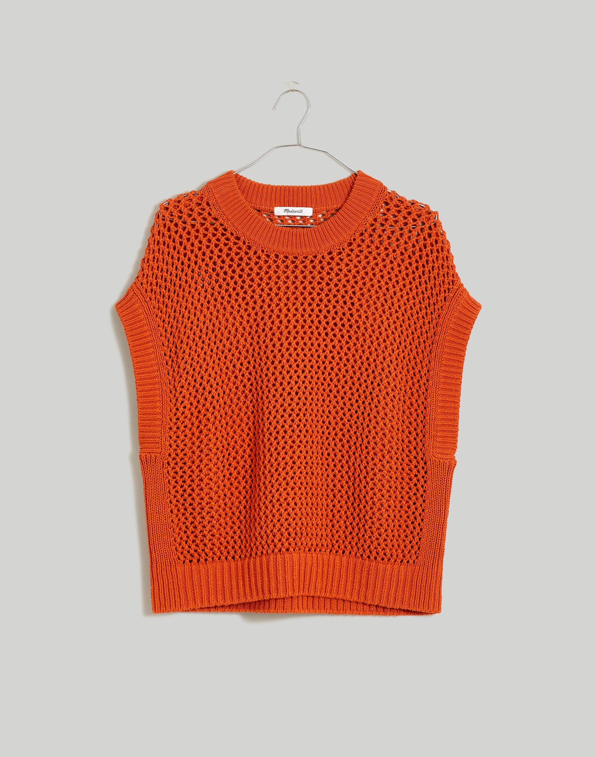 Plus Open-Stitch Sweater Tee
