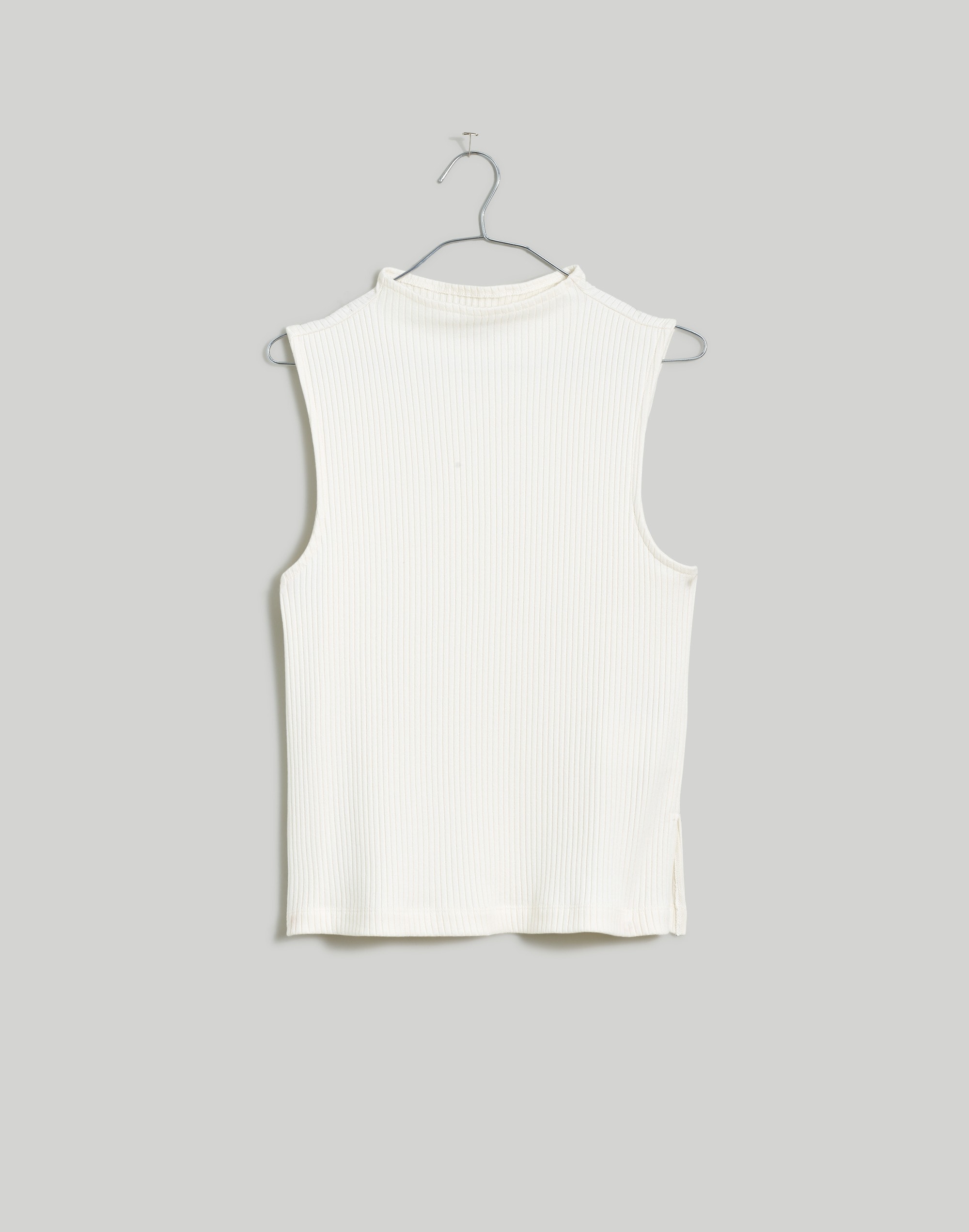 Side-Slit Mockneck Tank | Madewell