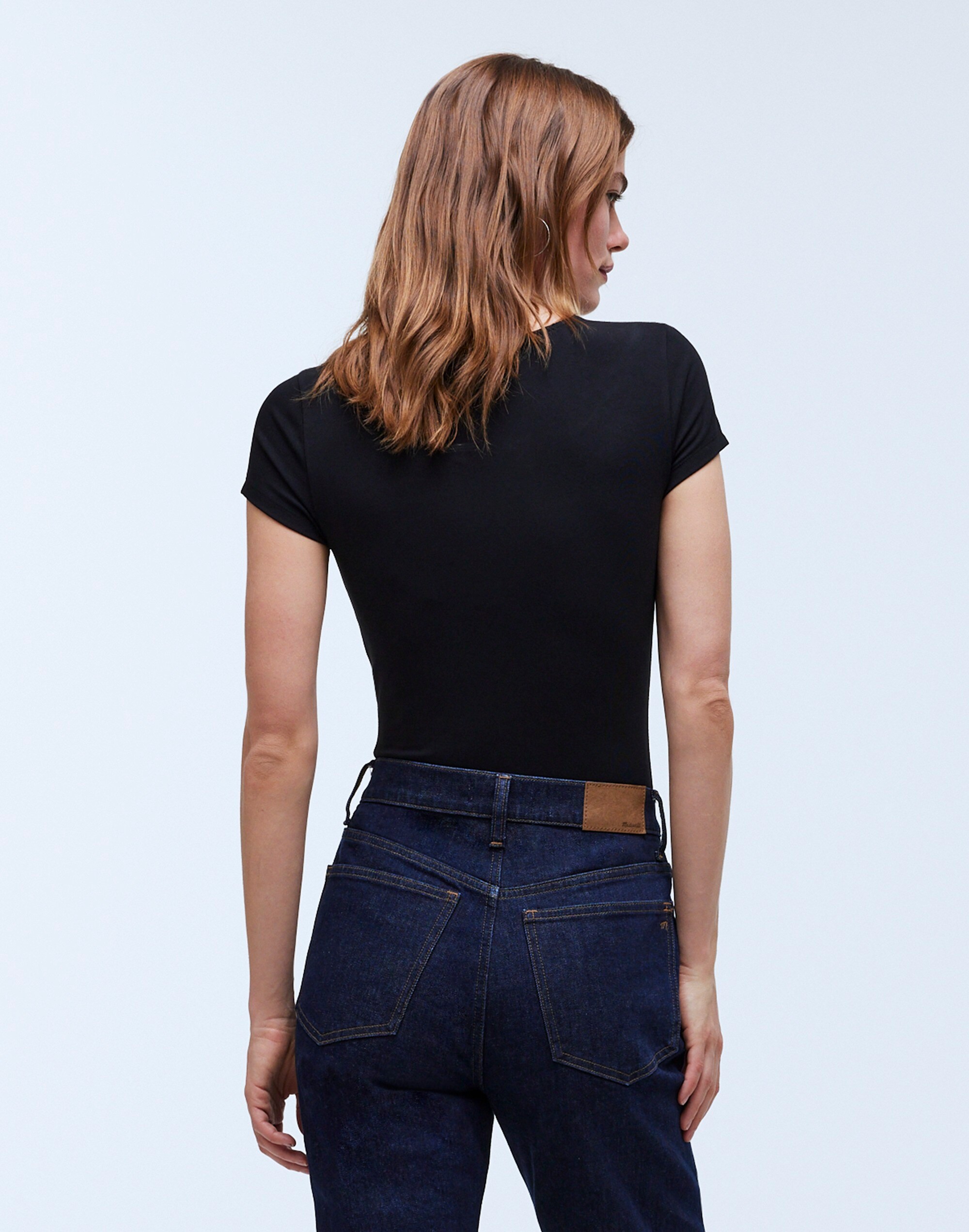 Crewneck Thong Bodysuit | Madewell