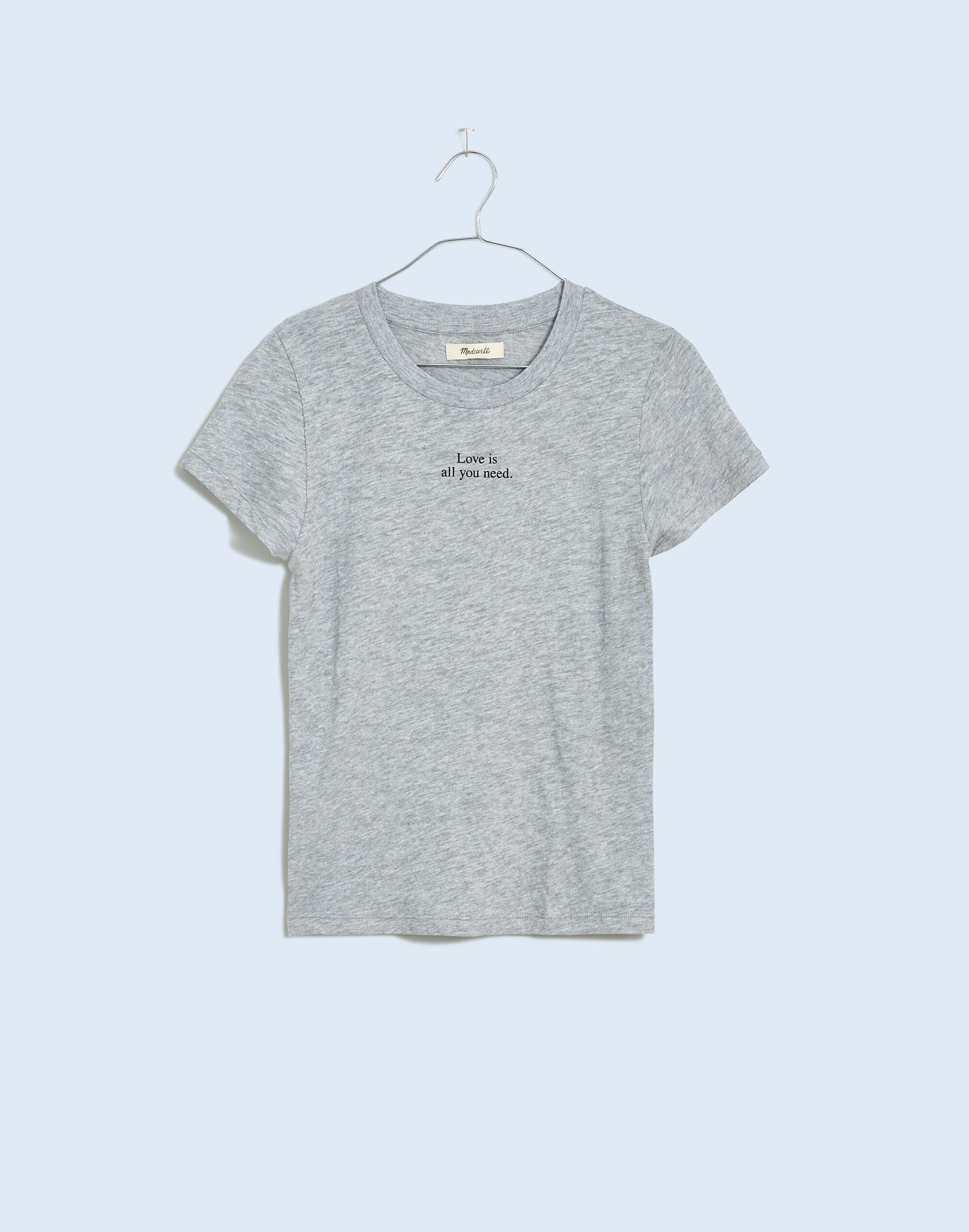 Heathered Graphic Shrunken Tee | Madewell