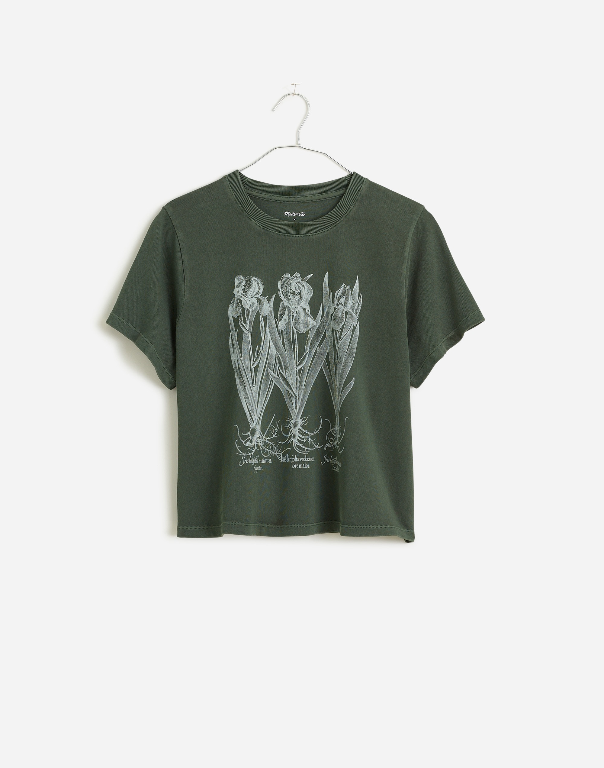 Madewell x NYBG Graphic Softfade Cotton Boxy-Crop Tee