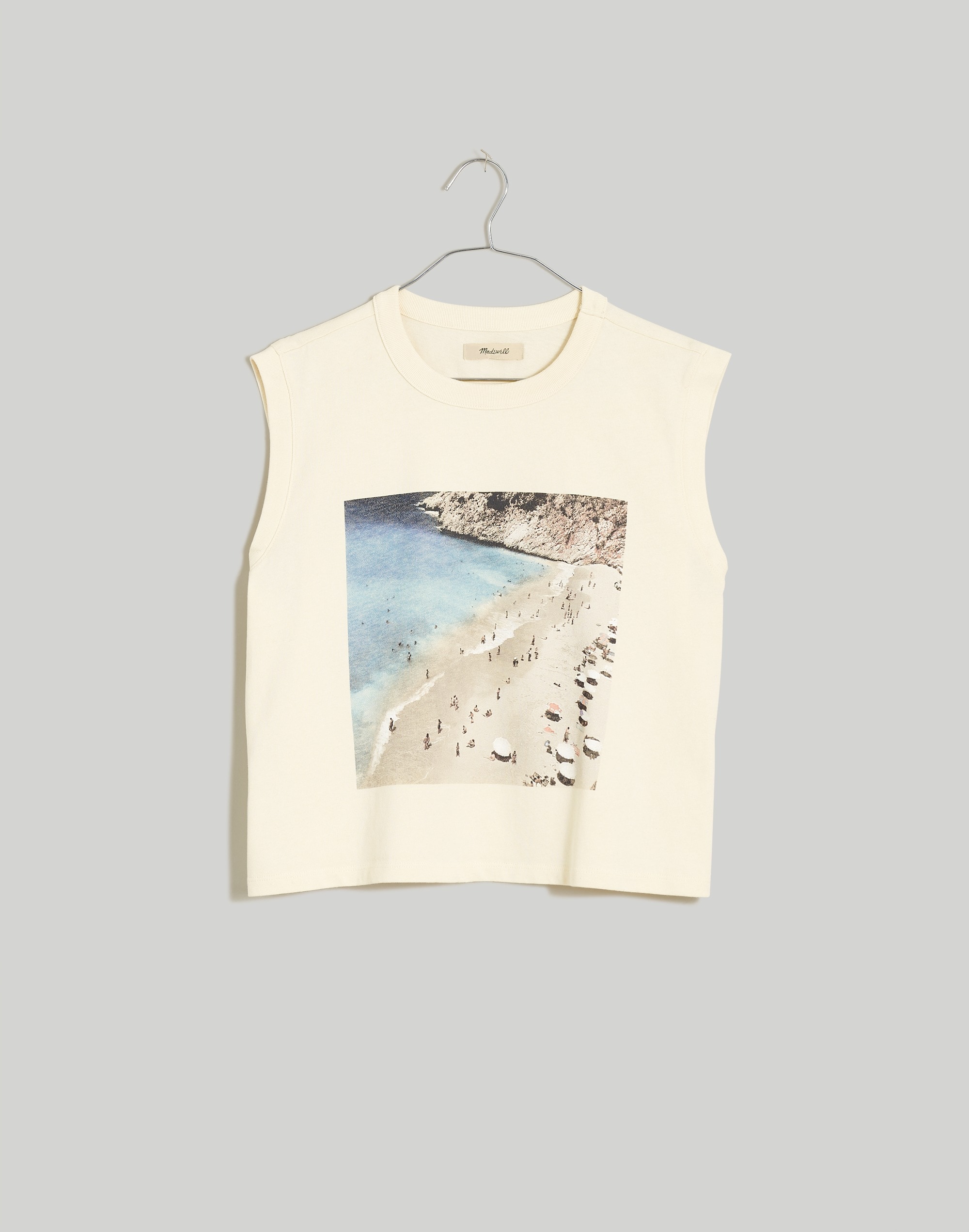 Graphic Crewneck Muscle Tee