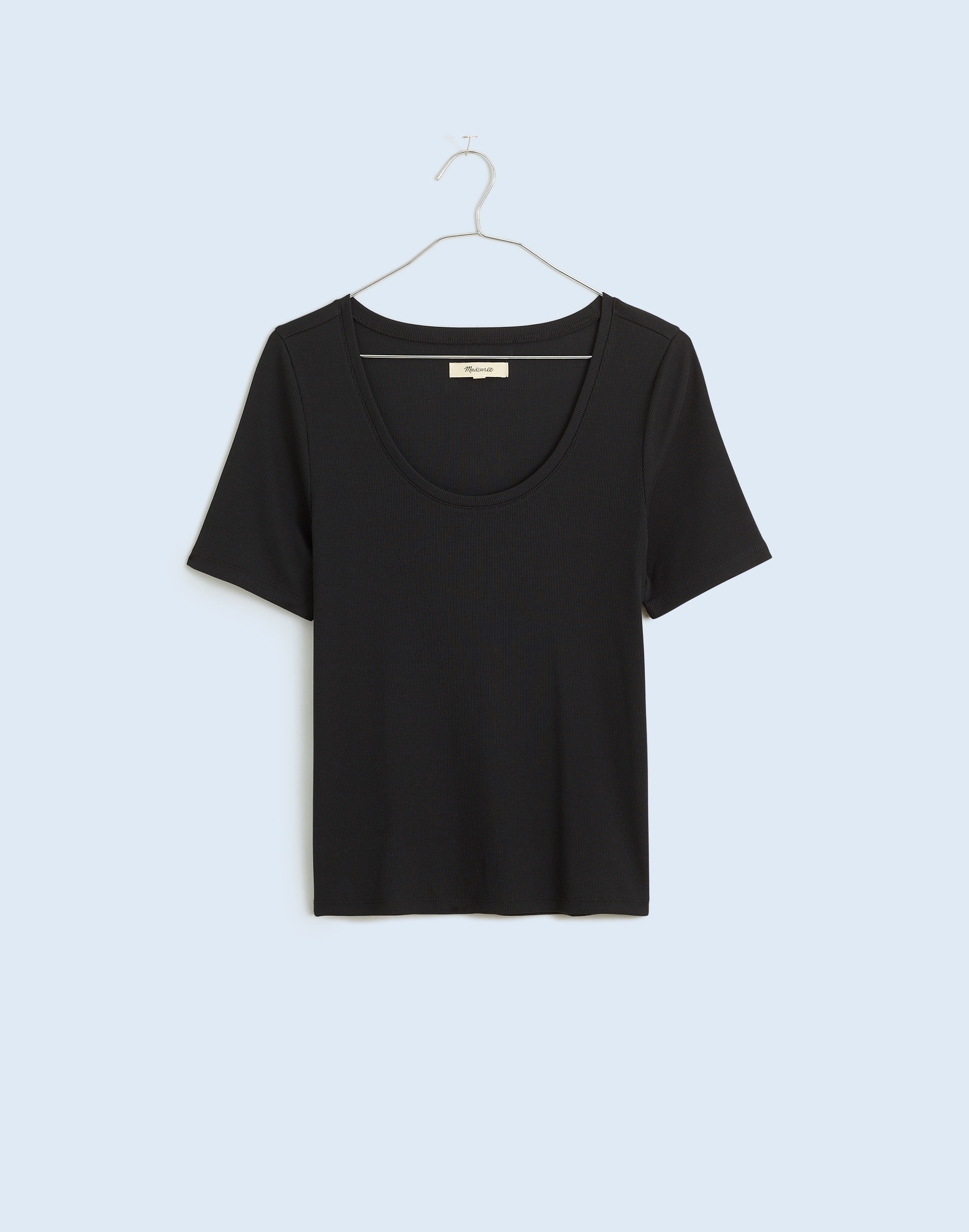 Supima® Rib Scoopneck Tee | Madewell