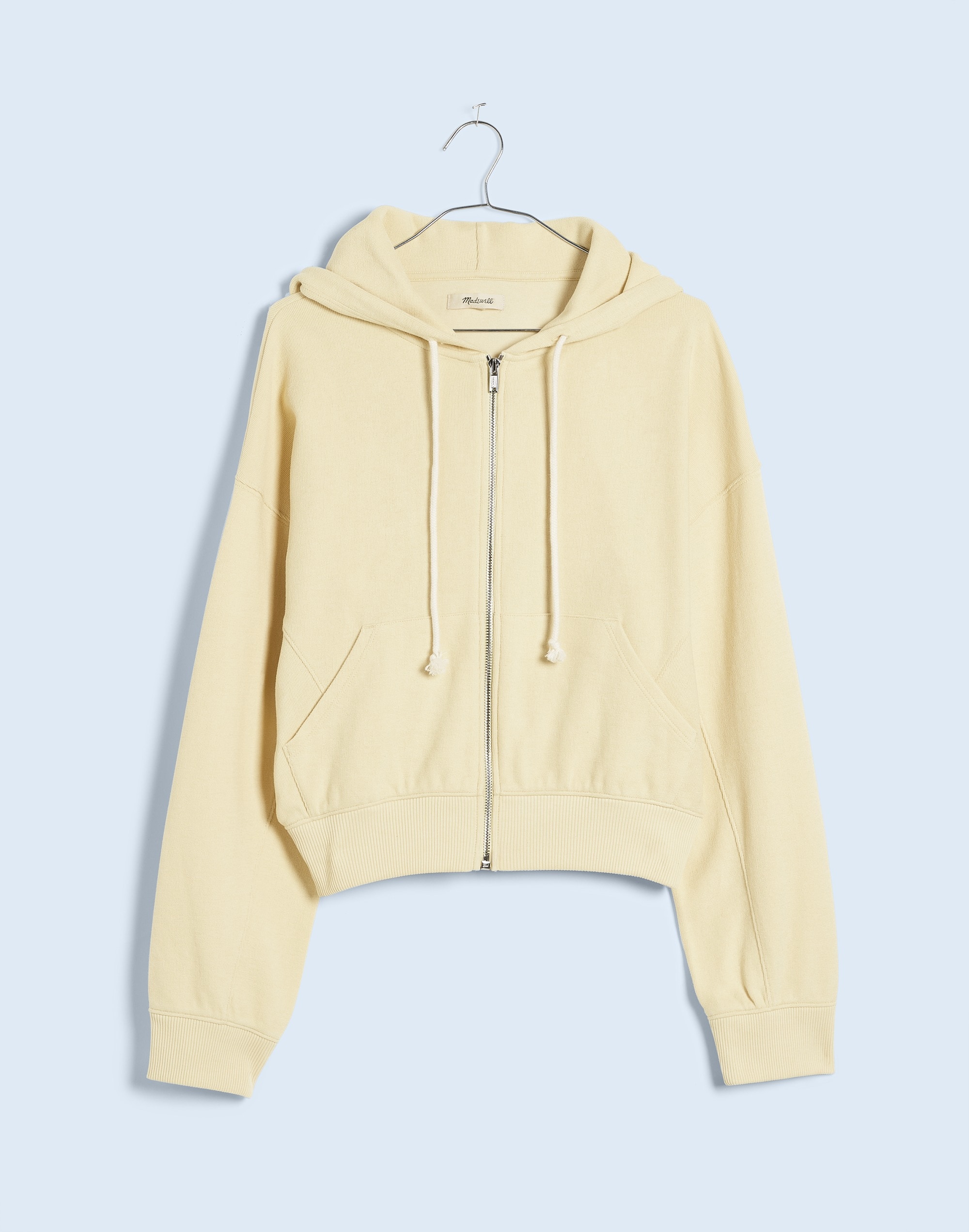 Zip-Front Hooded Sweatshirt: Botanical Dye Edition