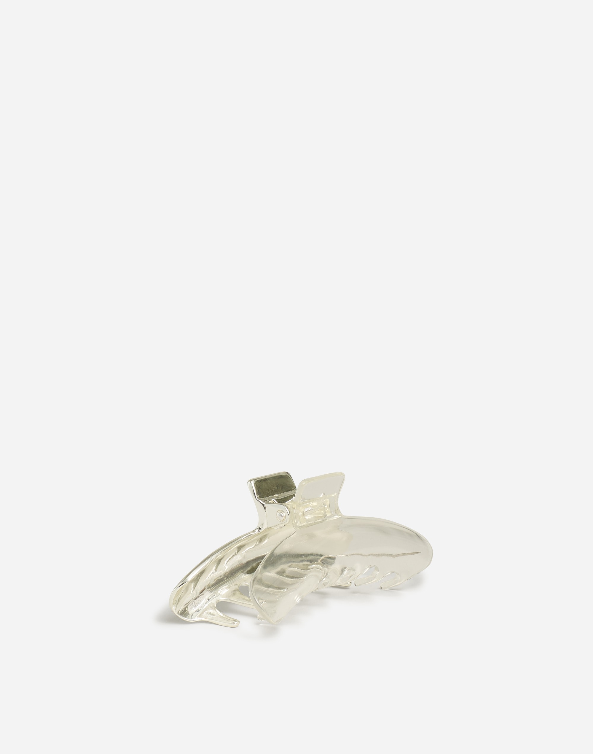 Transparent Metallic Medium Claw Hair Clip | Madewell