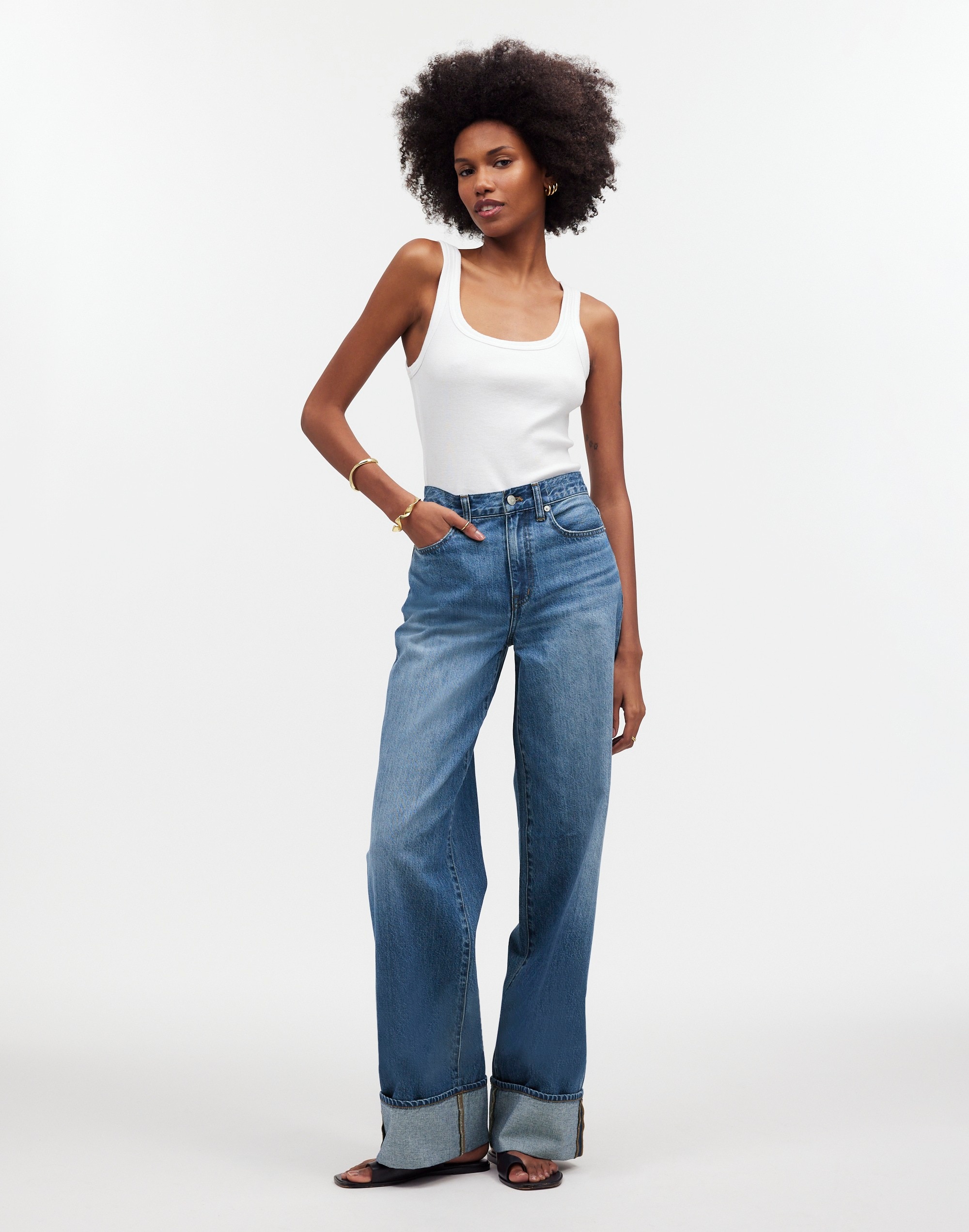 Superwide-Leg Jeans Fannin Wash | Madewell