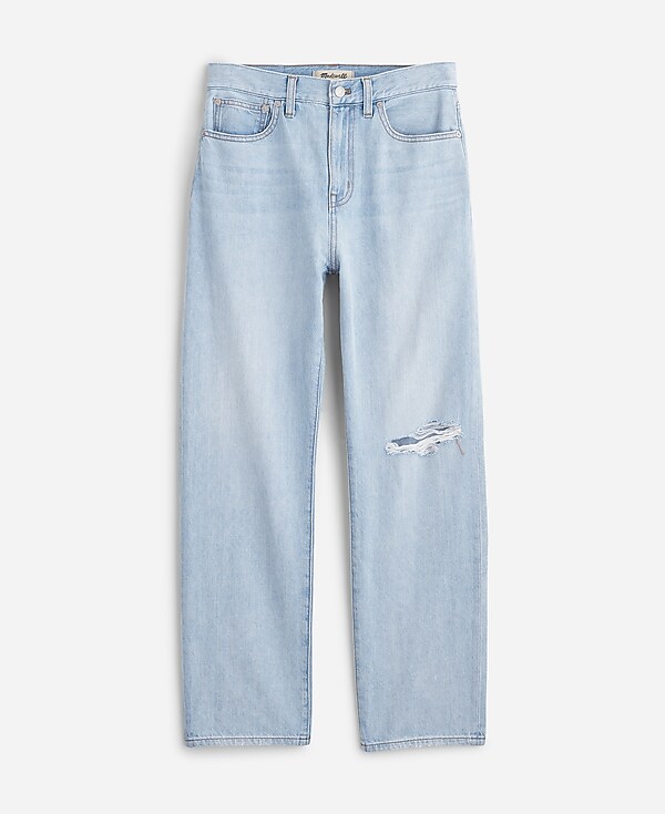 The '90s Straight Crop Jean in Fitzgerald Wash