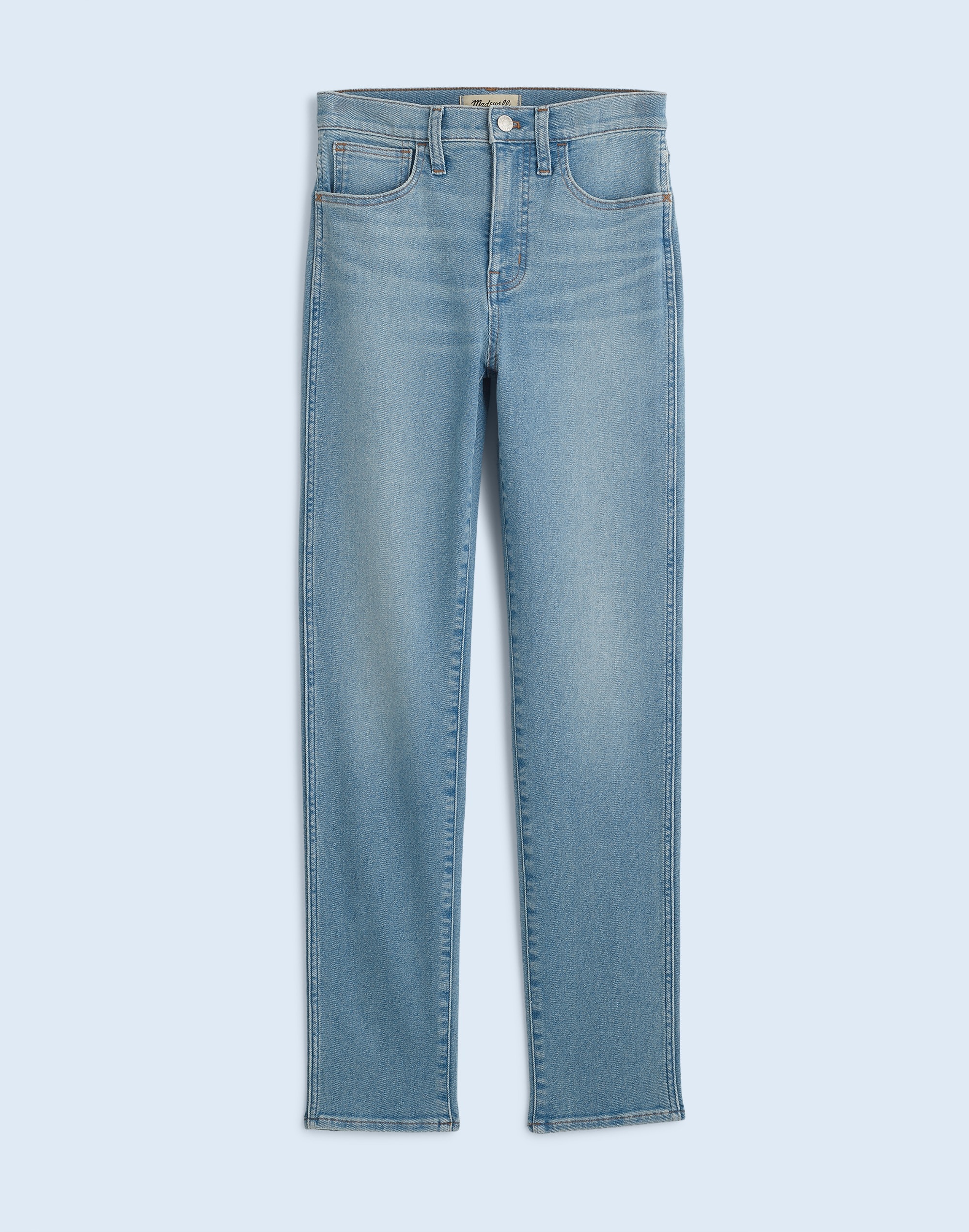 High-Rise Stovepipe Jeans Carey Wash