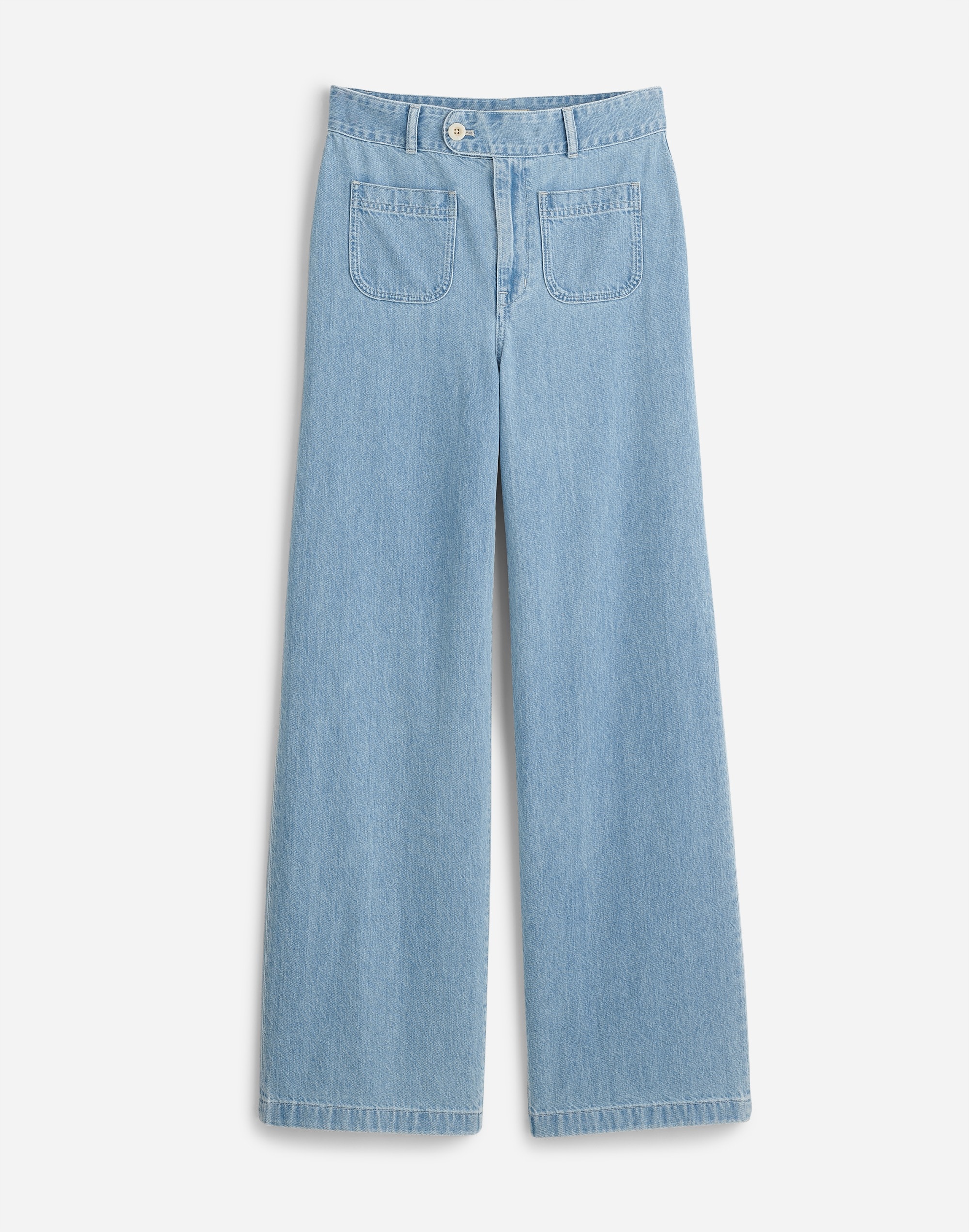 Baggy Straight Jeans Bellridge Wash: Patch Pocket Edition | Madewell