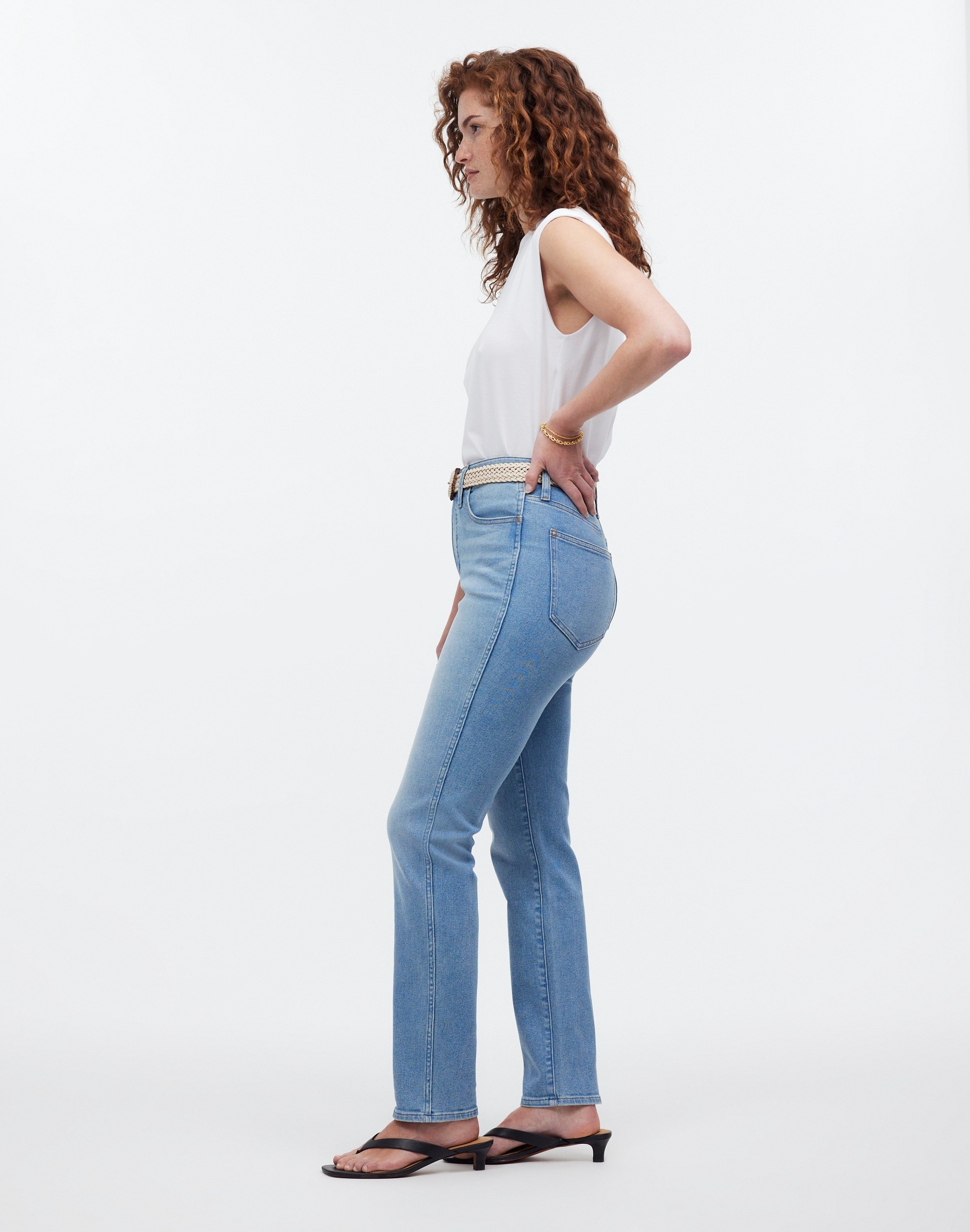 Curvy High-Rise Stovepipe Jeans Carey Wash