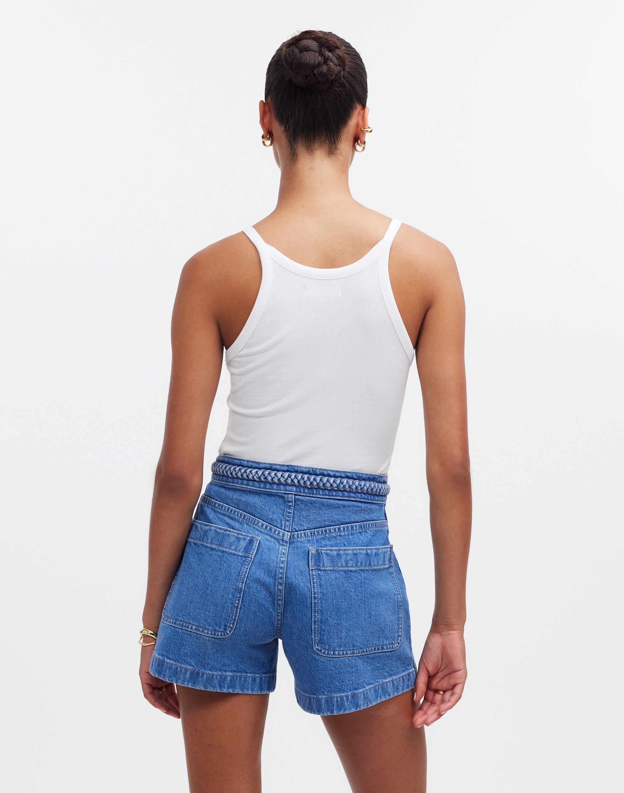 Madewell x Lisa Says Gah! The Denim Emmett Short: Patch Pocket Edition