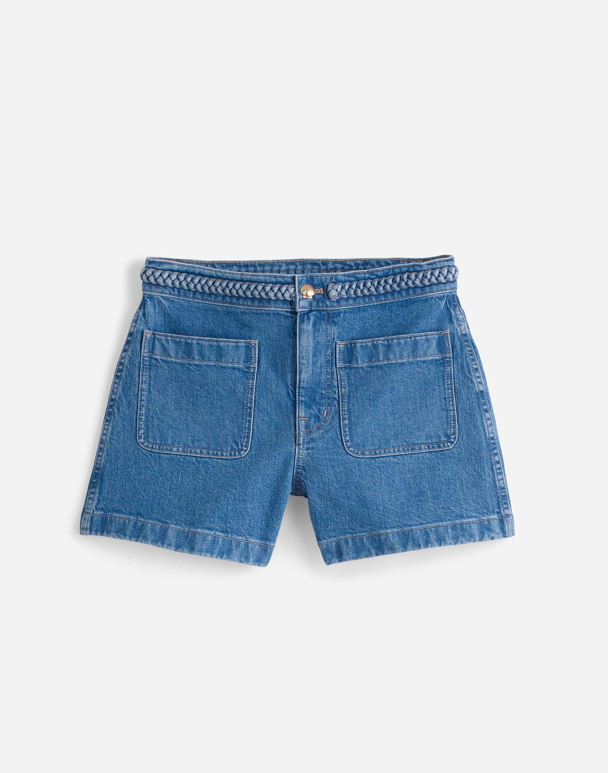 Madewell x Lisa Says Gah! The Denim Emmett Short: Patch Pocket Edition