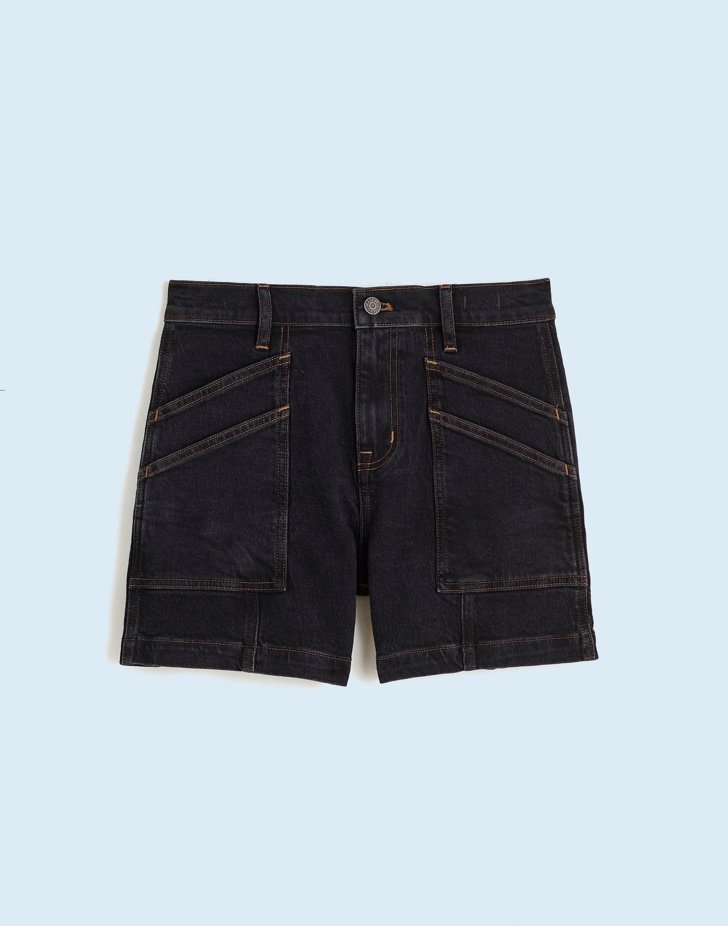 The Perfect Vintage Mid-Length Cargo Jean Short Shamp Wash