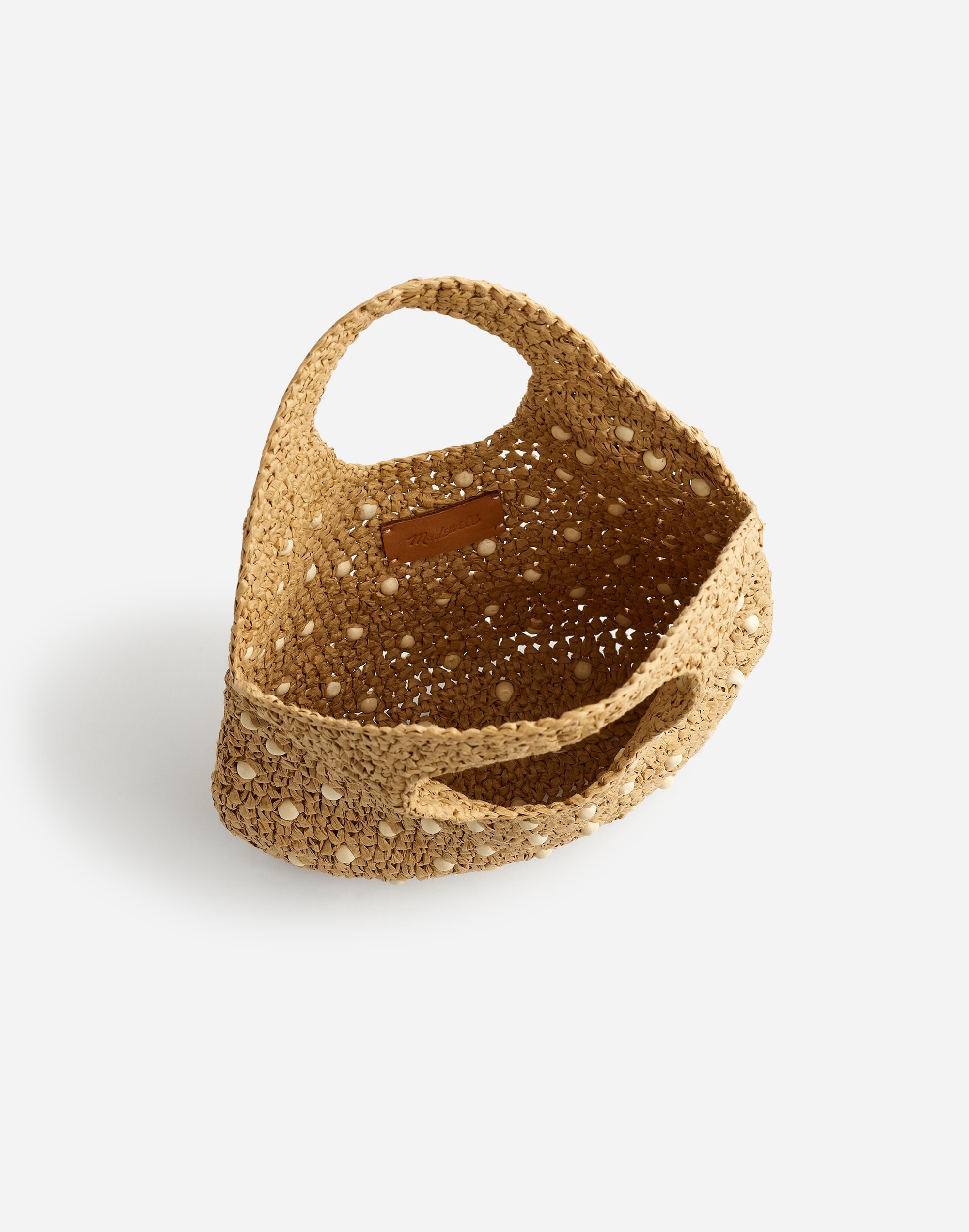 The Micro Bag in Embellished Straw